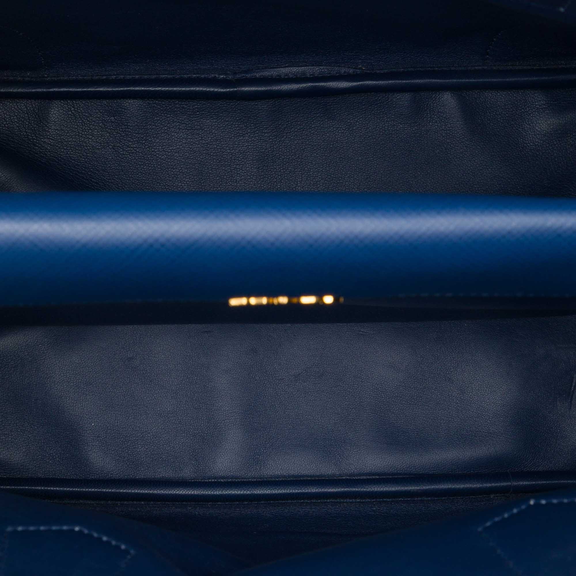 Prada Large Canapa and Saffiano Double Satchel