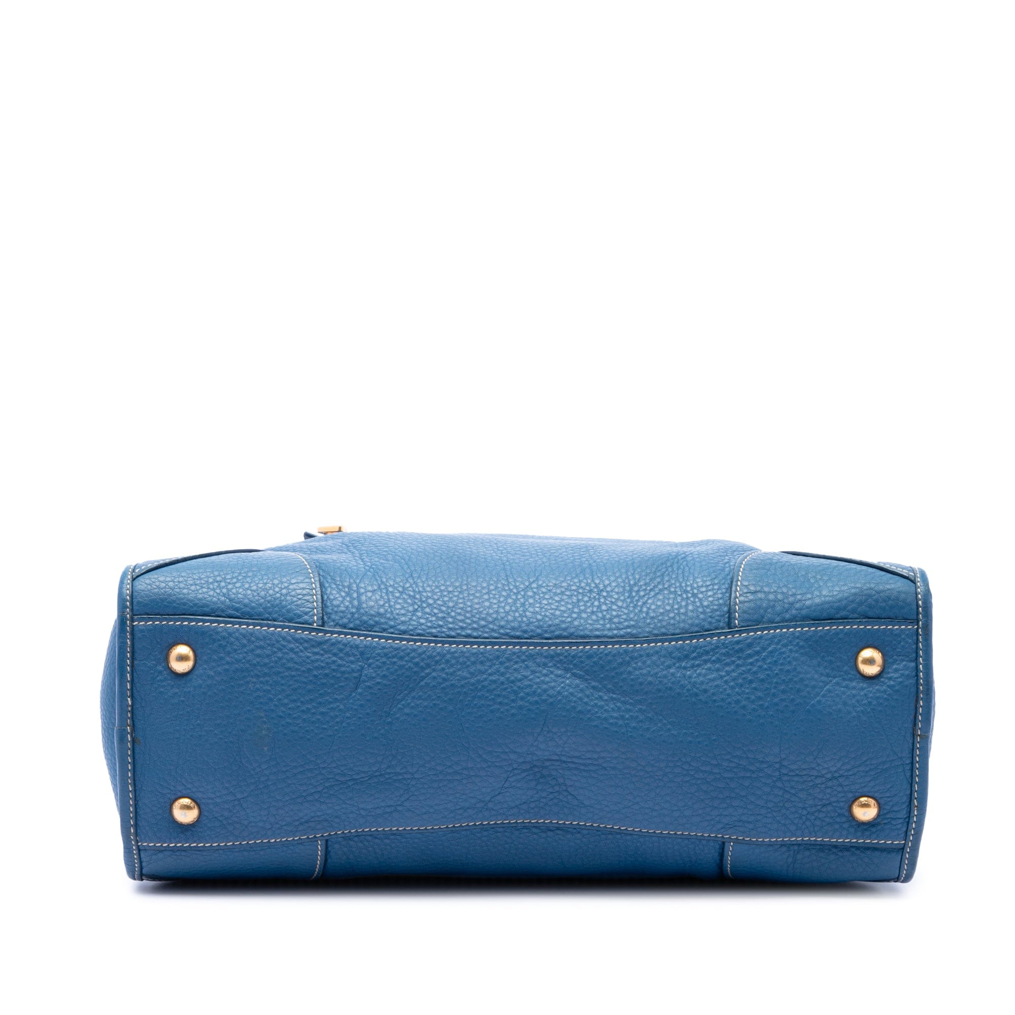 Prada Vitello Daino Zip Top Satchel
