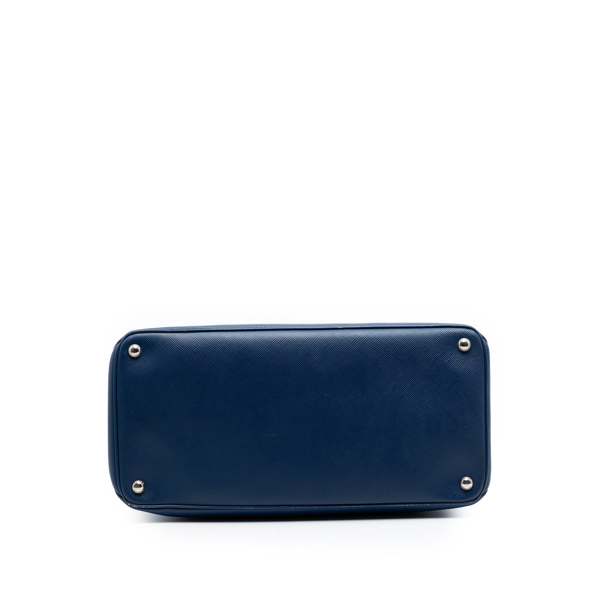 Prada Saffiano Cuir Turnlock Twin Satchel