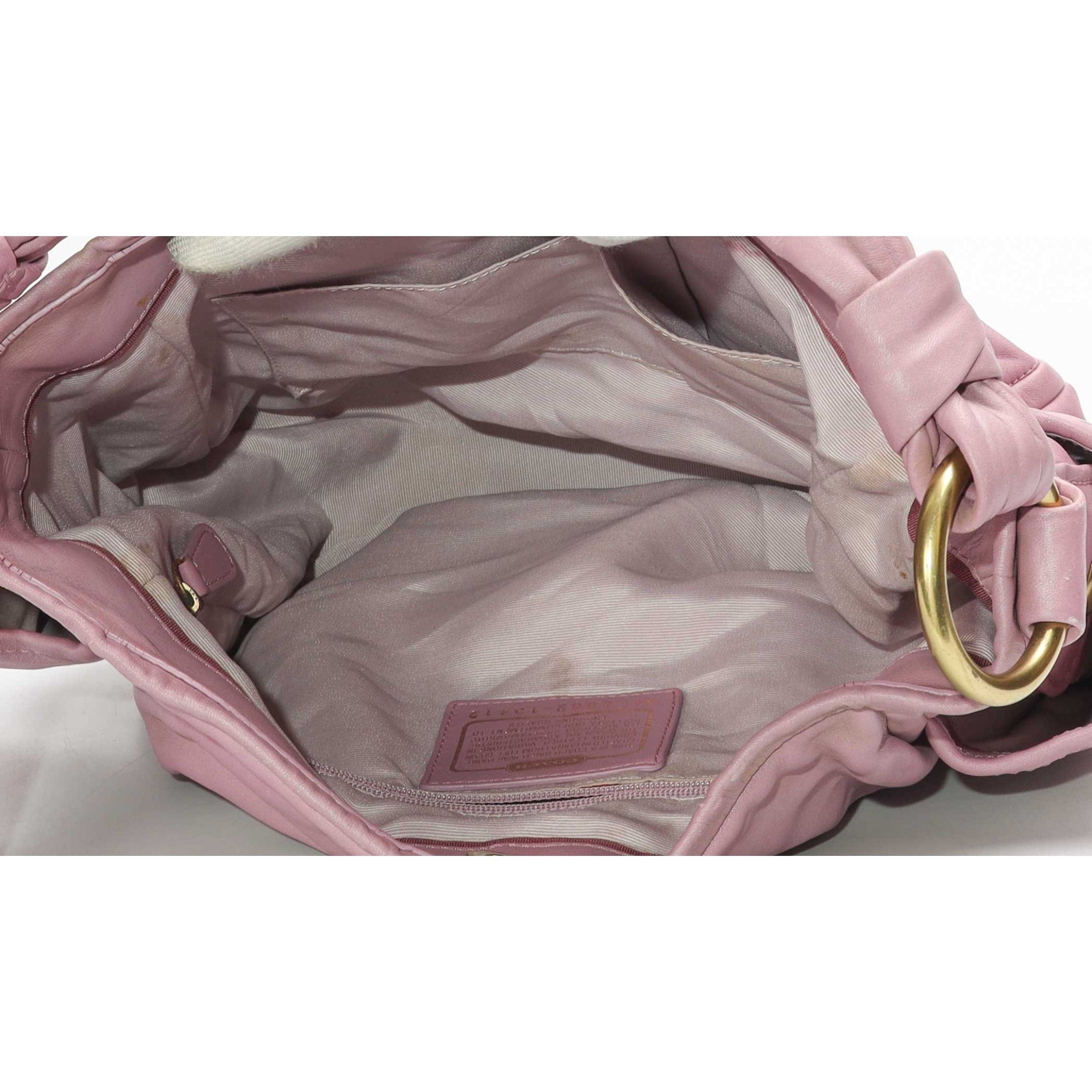 Coach Pink Hobo Shoulder Bag