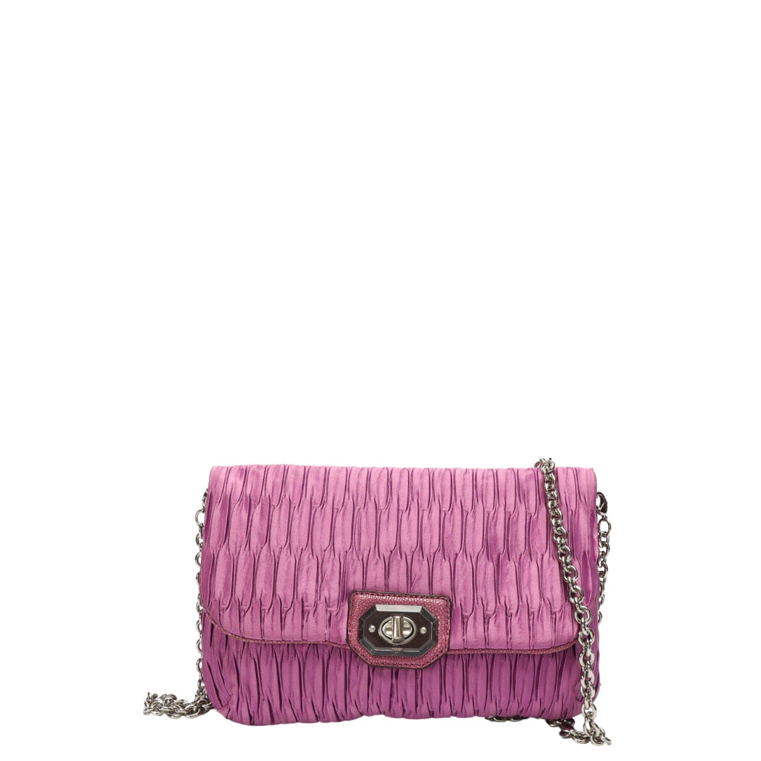 Coach Madison Pink Pleated Cross Body Bag