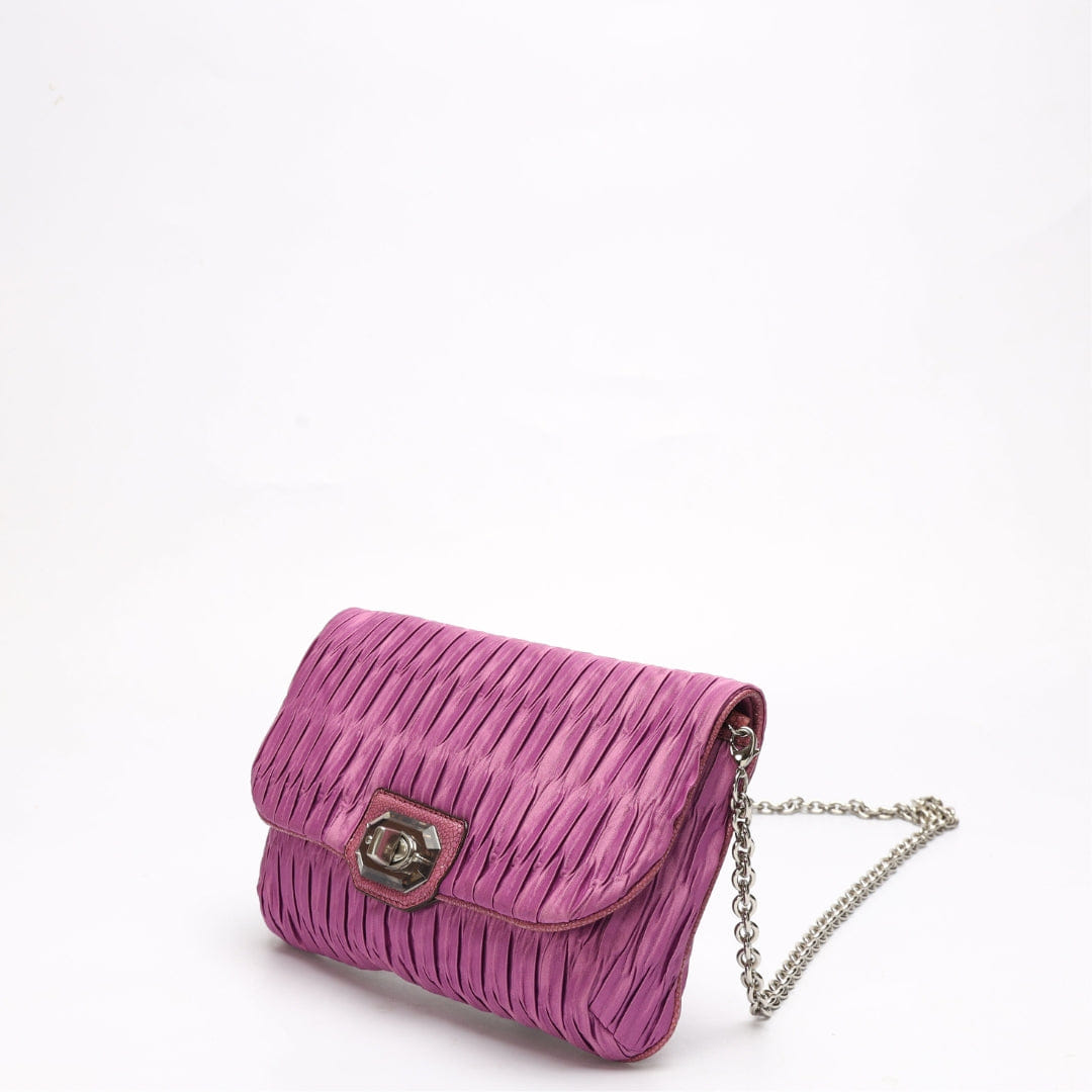 Coach Madison Pink Pleated Cross Body Bag