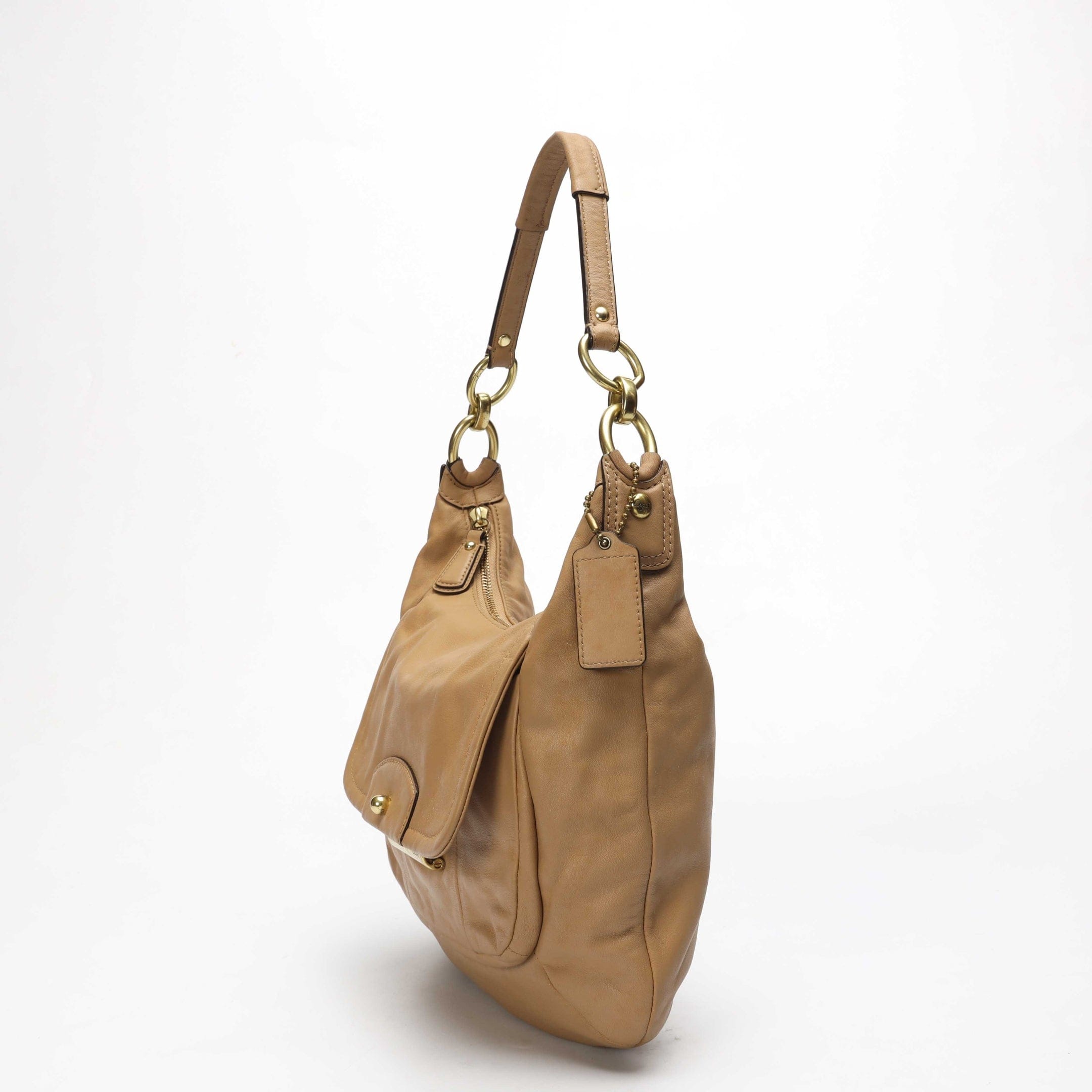 Coach Tan Kristin Hobo Shoulder Bag