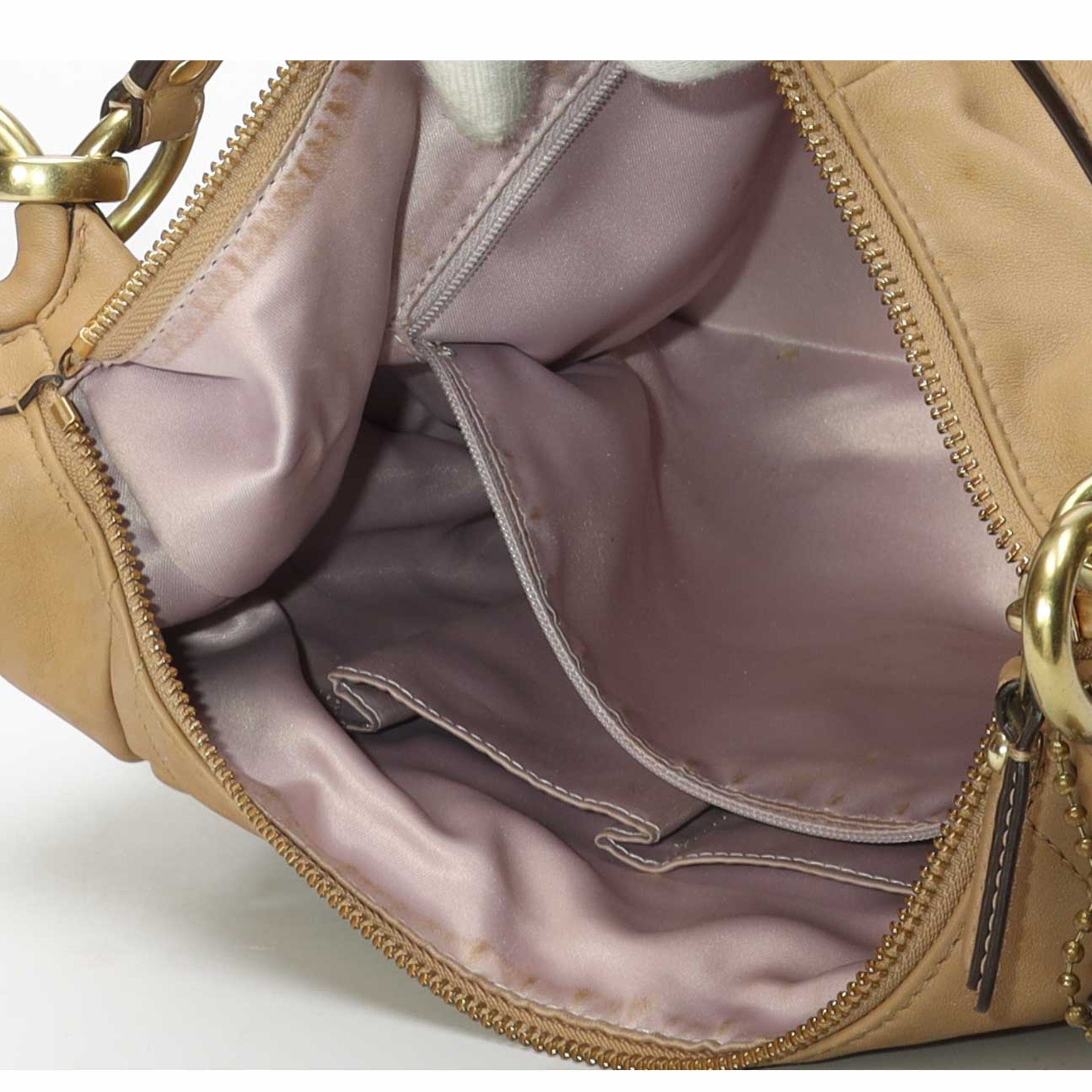 Coach Tan Kristin Hobo Shoulder Bag