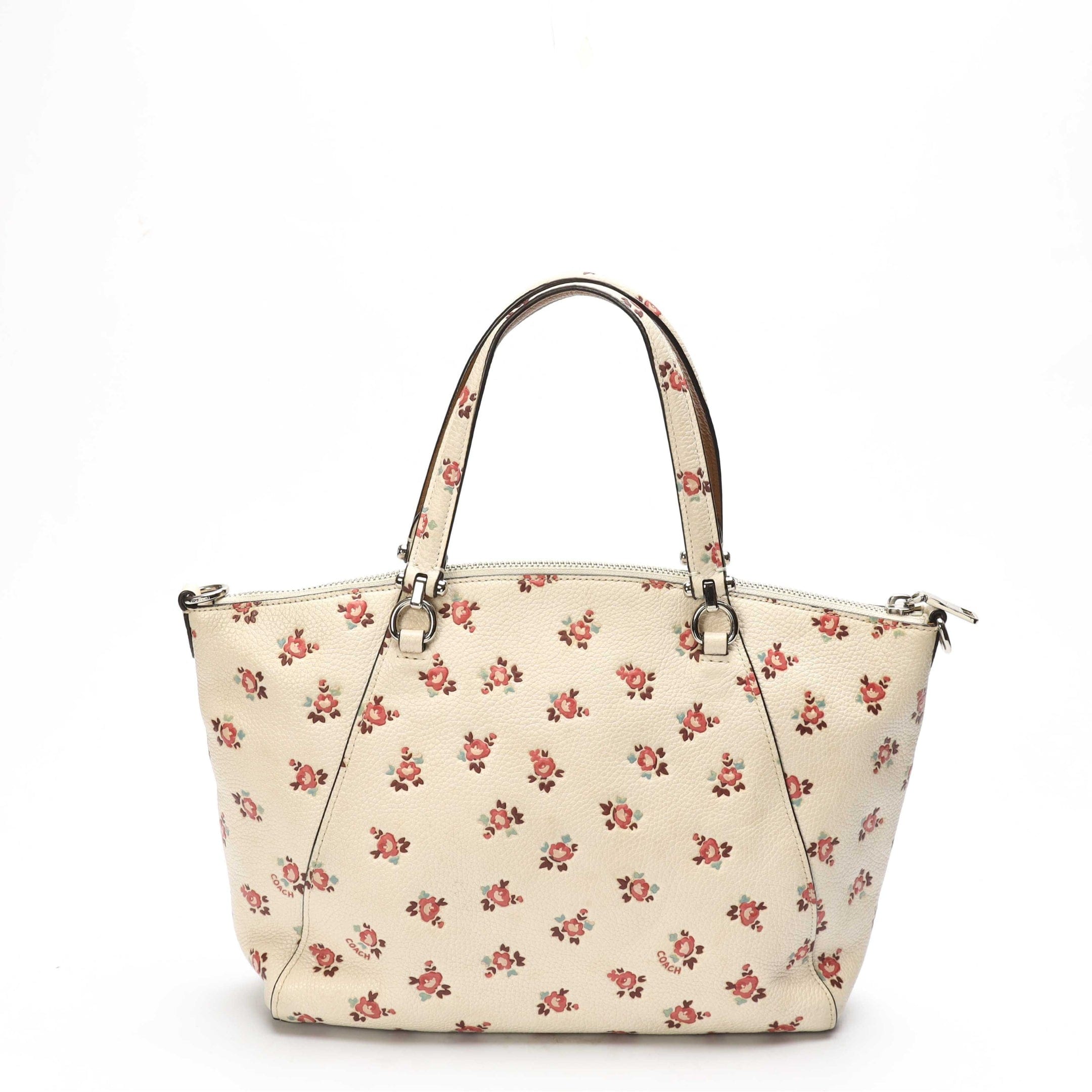 Coach Prairie Rose Print Satchel Cross Body Bag