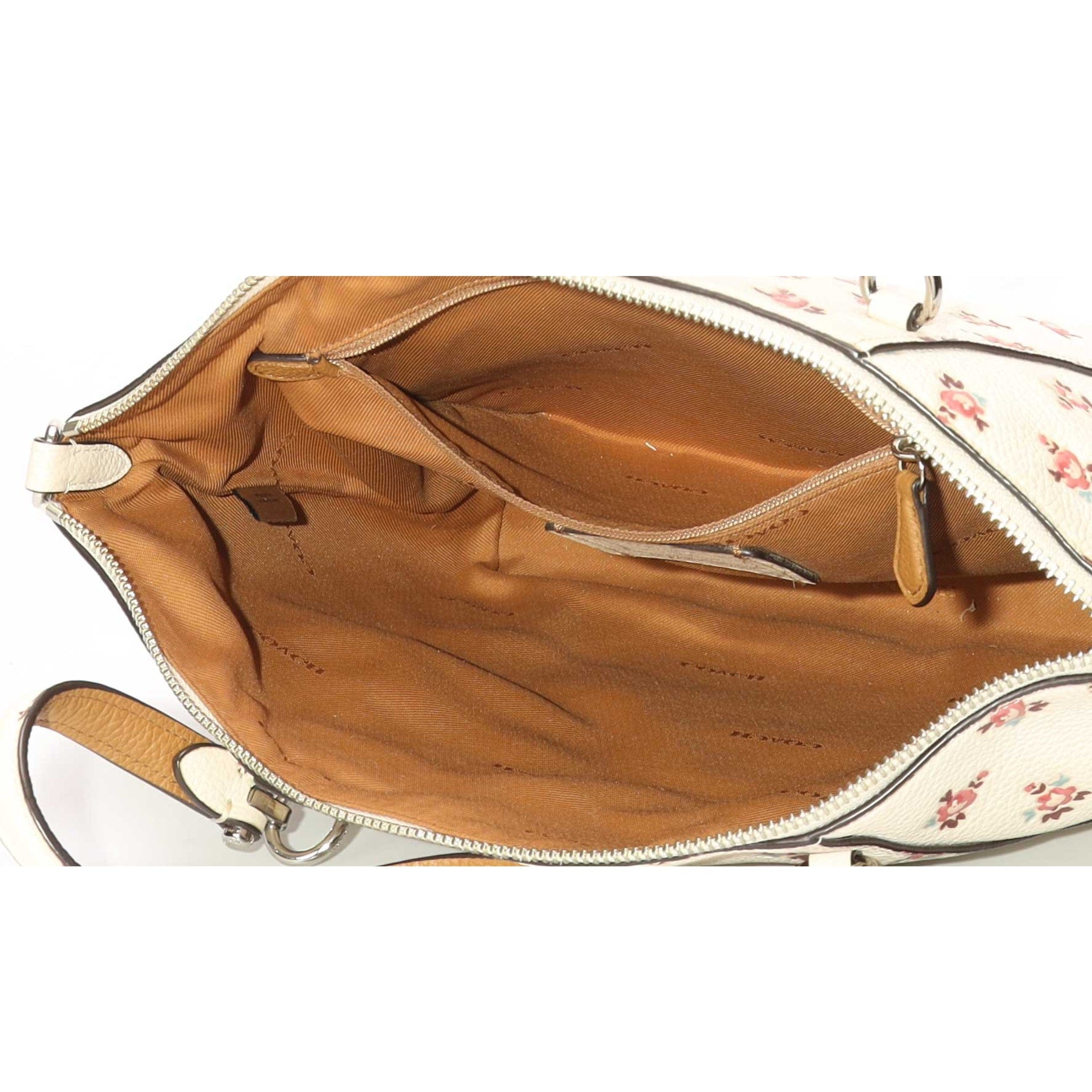 Coach Prairie Rose Print Satchel Cross Body Bag