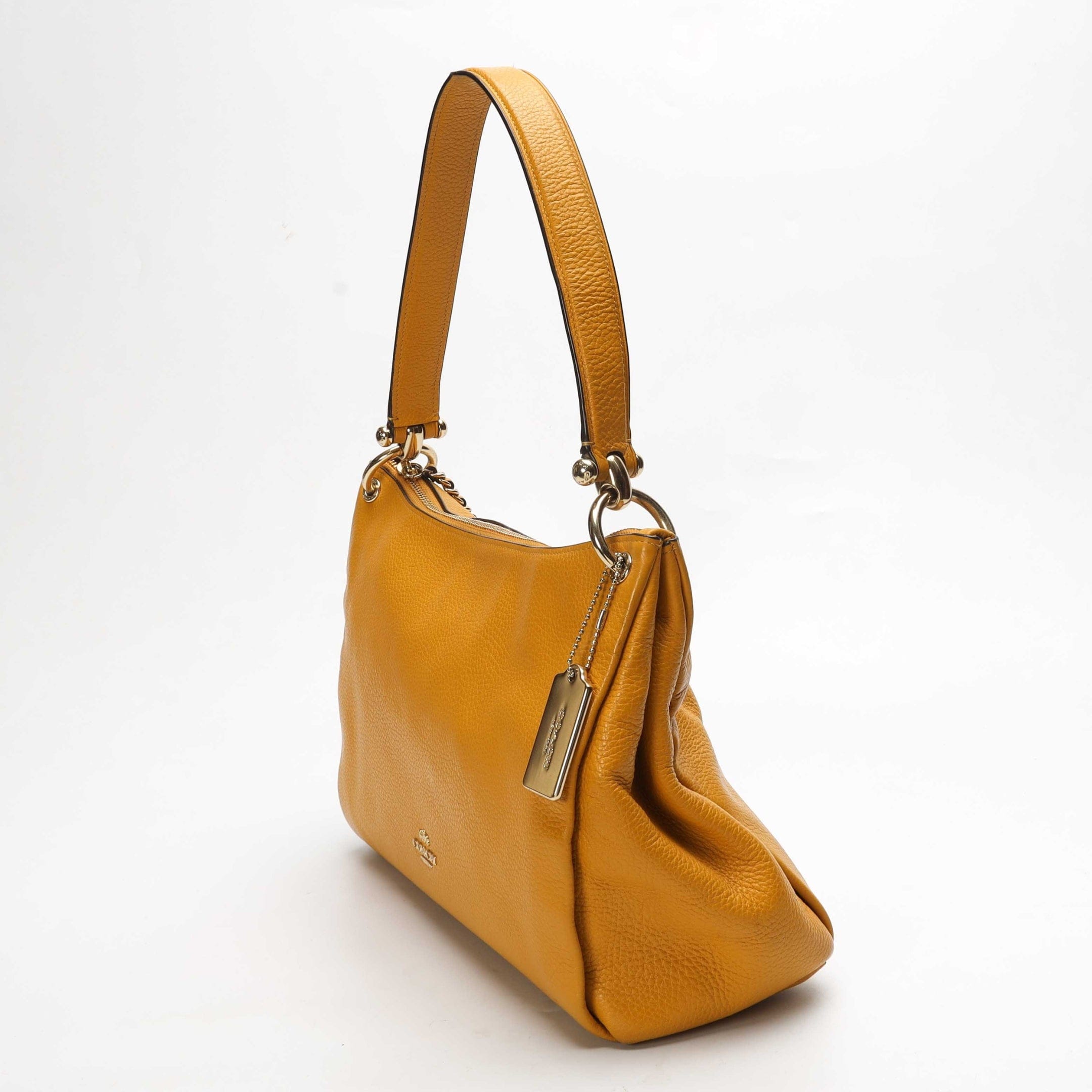 Coach Mia Yellow Satchel Cross Body Bag