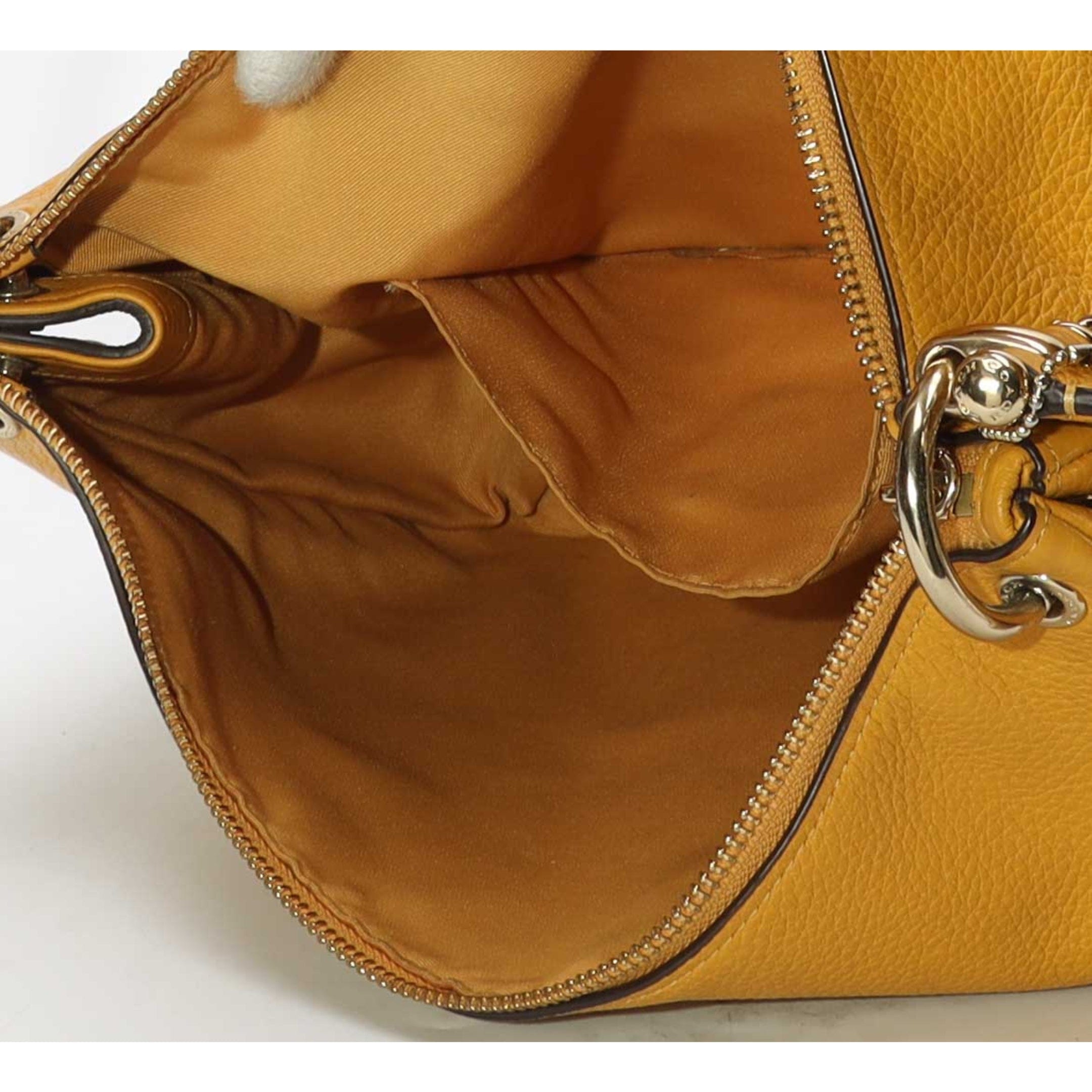 Coach Mia Yellow Satchel Cross Body Bag