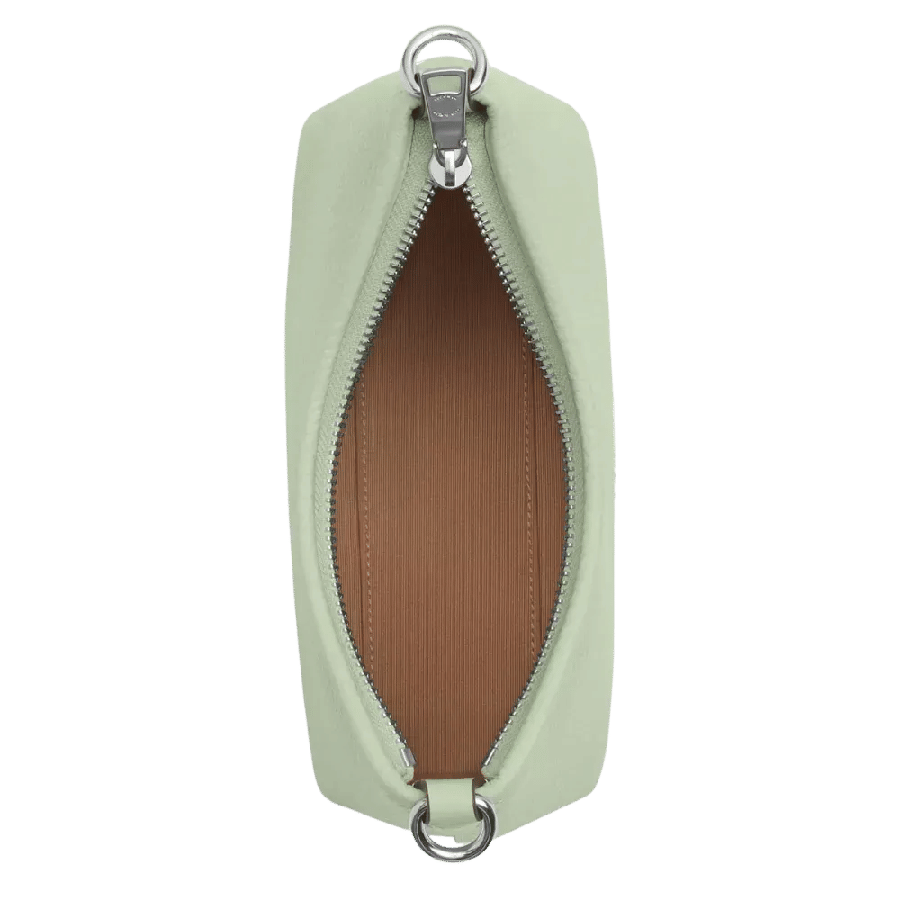 Coach Laurel Small Shoulder Bag With Mirror Charm And Pouch Light Pistachio