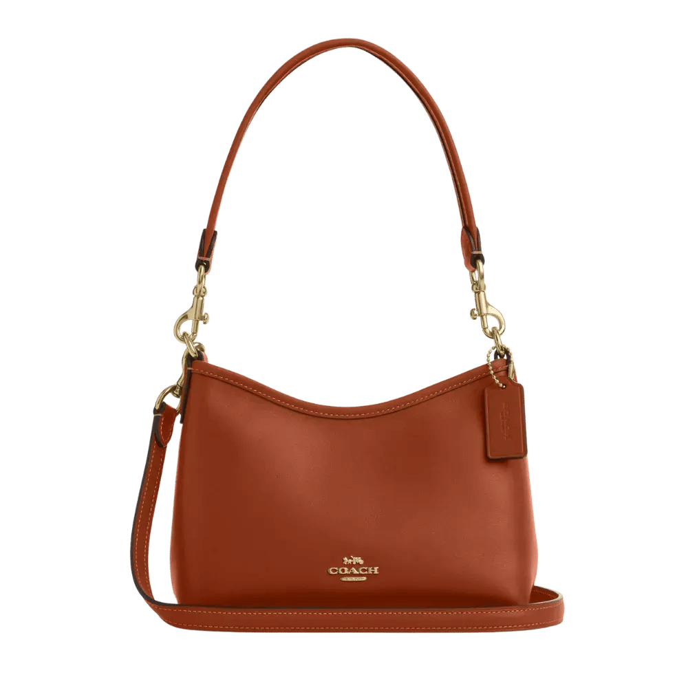 Coach Laurel Small Shoulder Bag Smooth Leather Tan