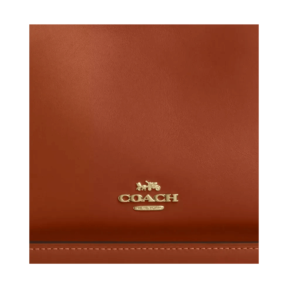 Coach Laurel Small Shoulder Bag Smooth Leather Tan