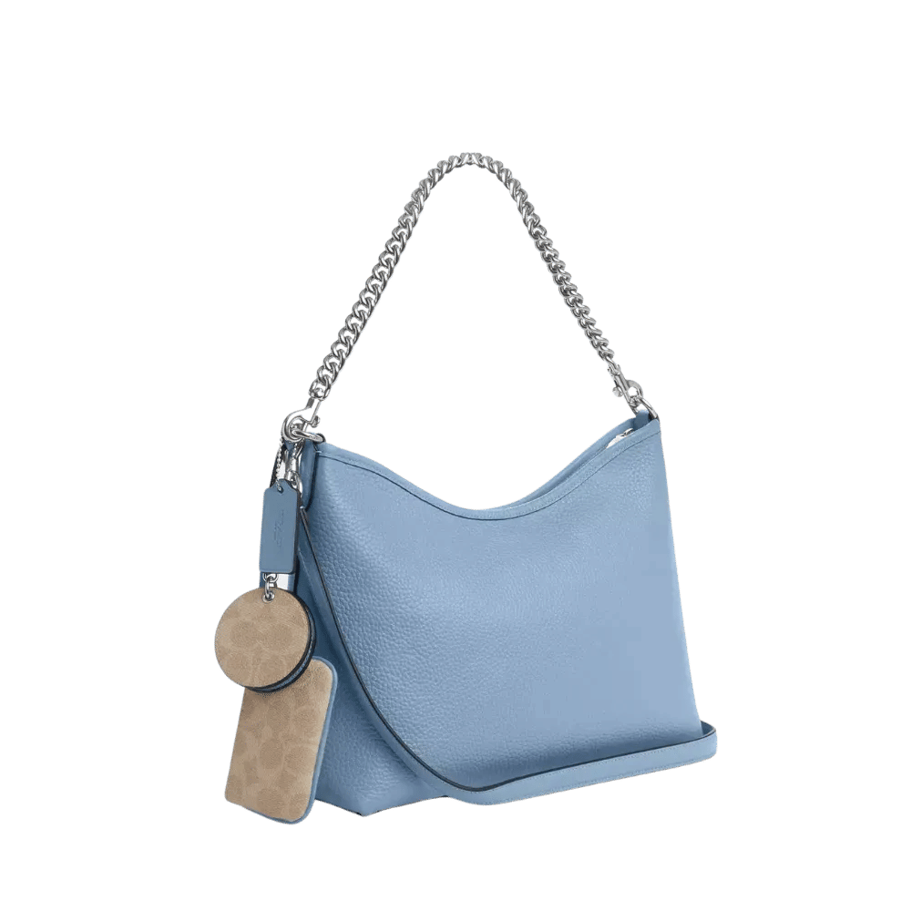 Coach Laurel Shoulder Bag With Mirror Charm And Pouch Pool