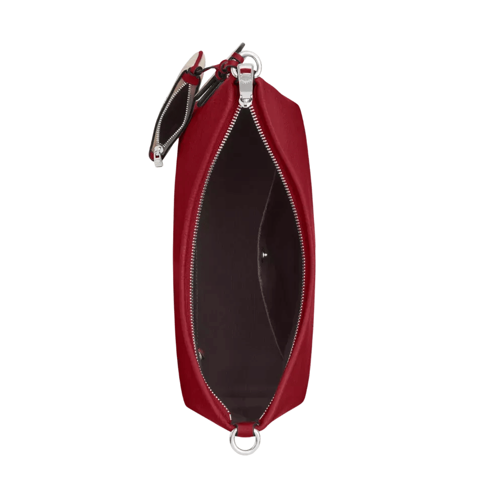 Coach Laurel Shoulder Bag With Mirror Charm And Pouch Dark Cardinal