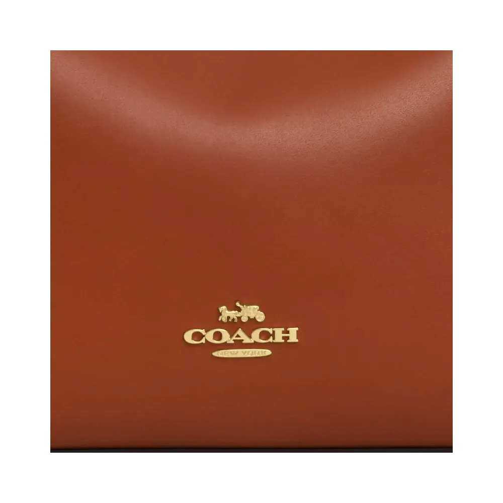 Coach Laurel Shoulder Bag Smooth leather Tan