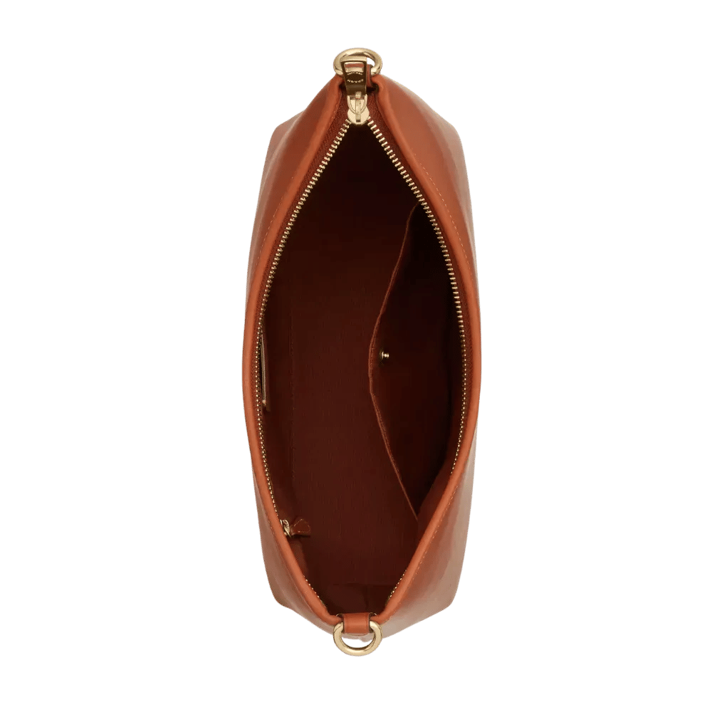 Coach Laurel Shoulder Bag Smooth leather Tan