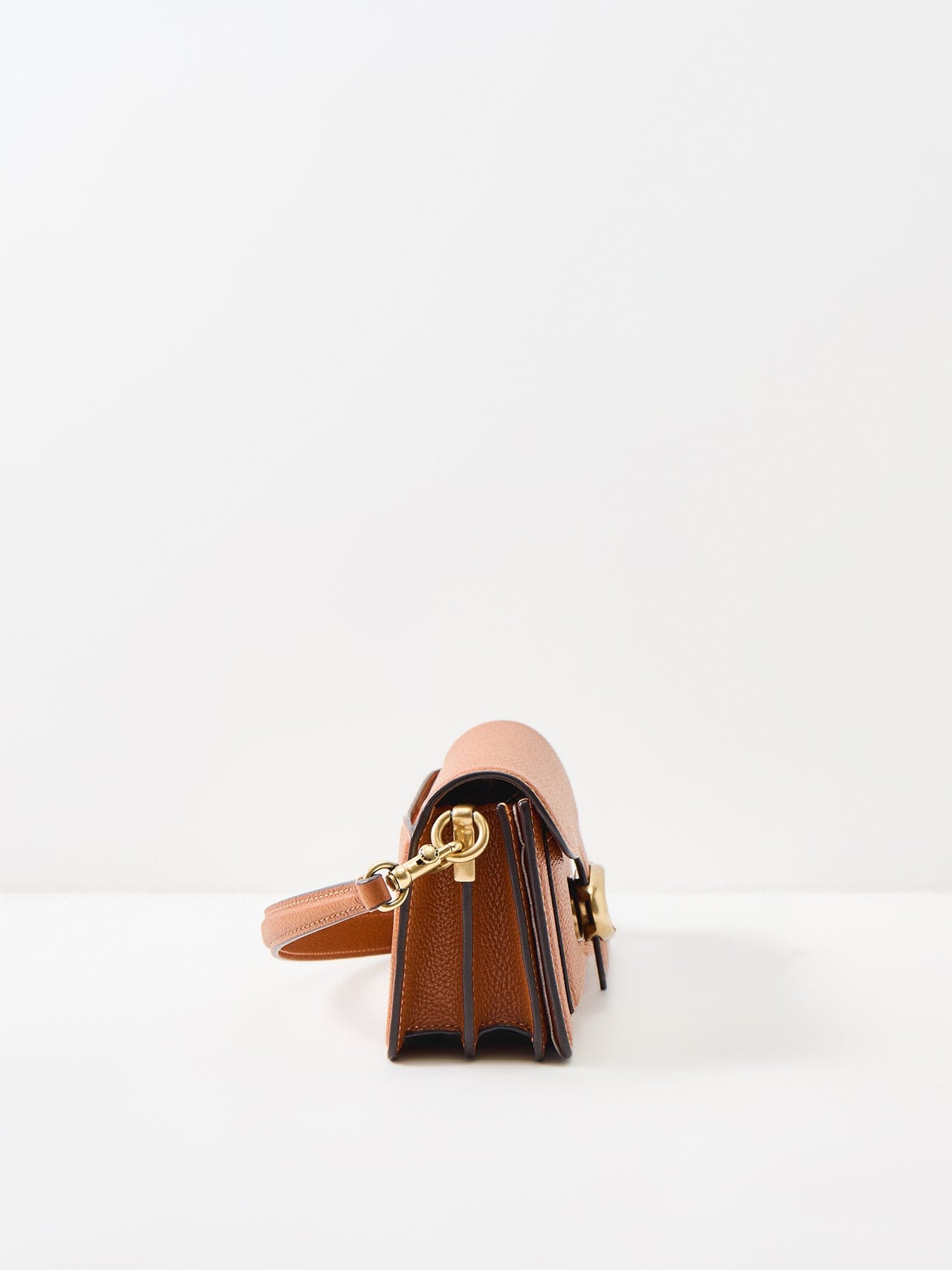 Coach Tabby 20 Polished Pebble Leather Shoulder Bag Amber Brown