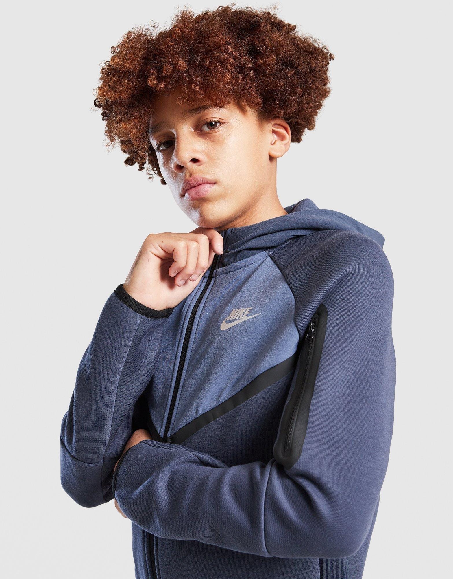 Nike Tech Mix Full Zip Hoodie Junior's