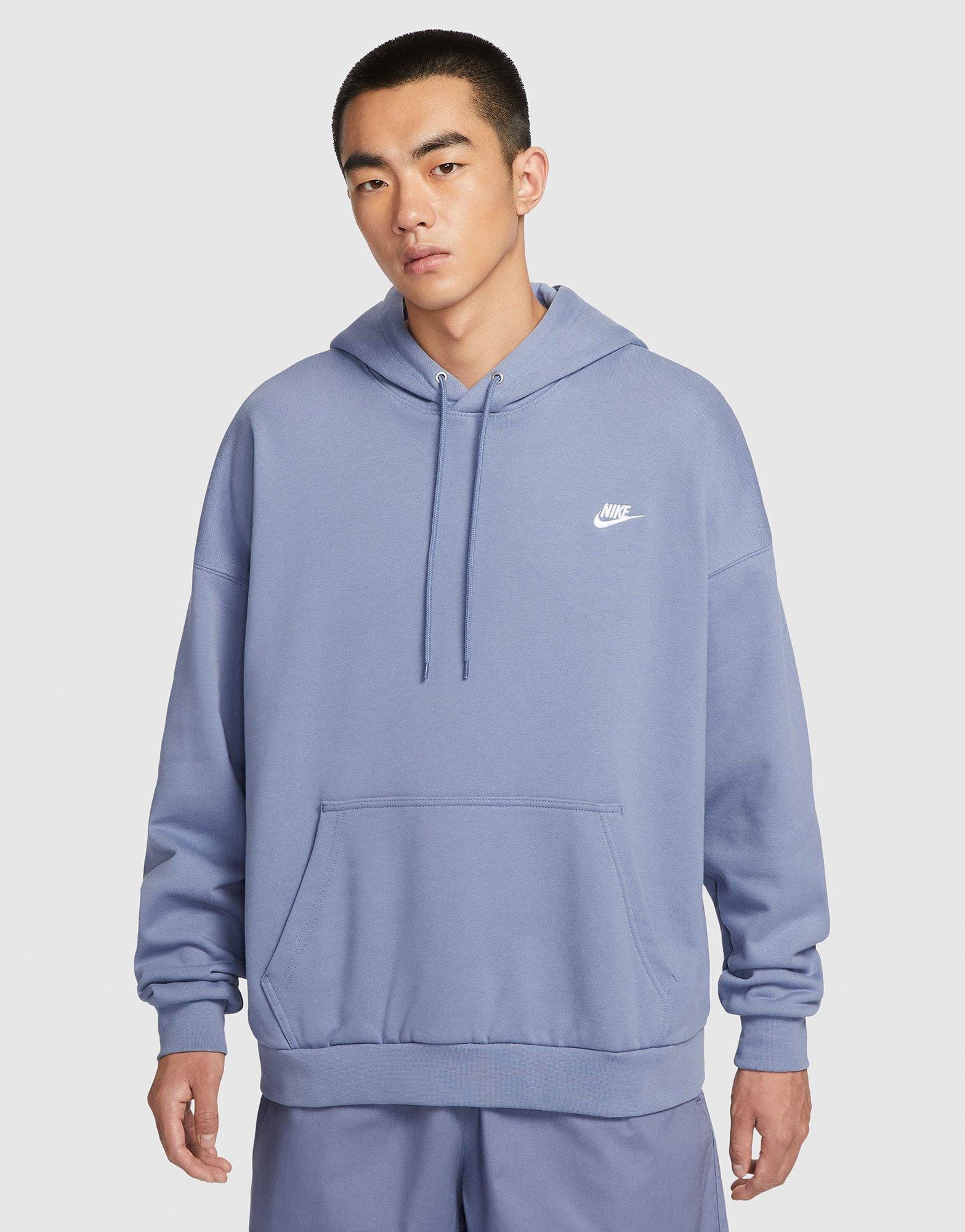 Nike Club Fleece French Terry Pullover Hoodie