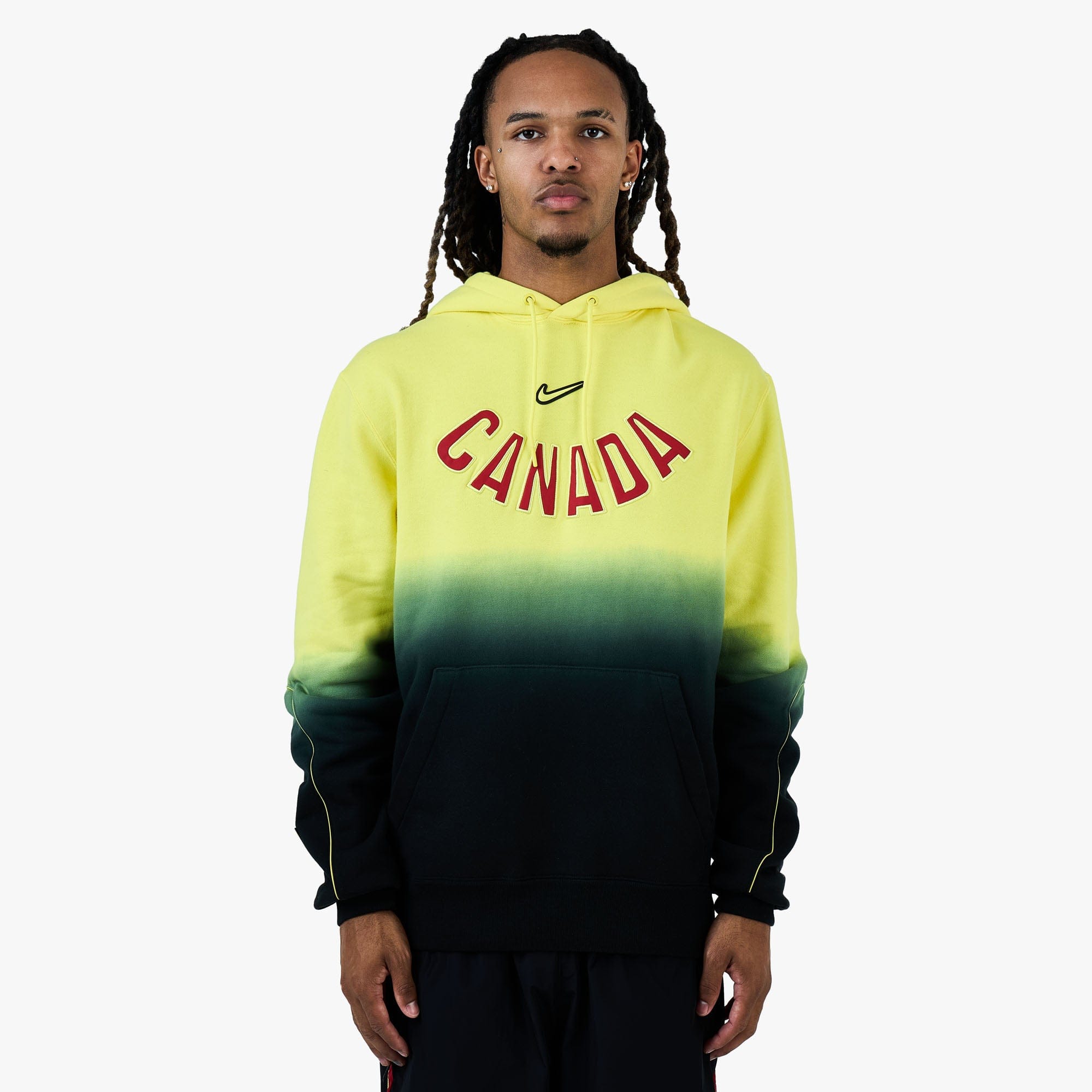 Nike x Canada x NOCTA CS Hoodie Sonic Yellow / Black - Gym Red