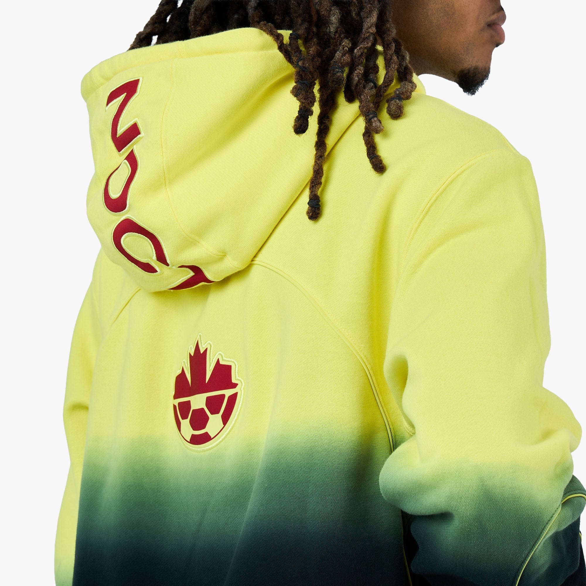 Nike x Canada x NOCTA CS Hoodie Sonic Yellow / Black - Gym Red