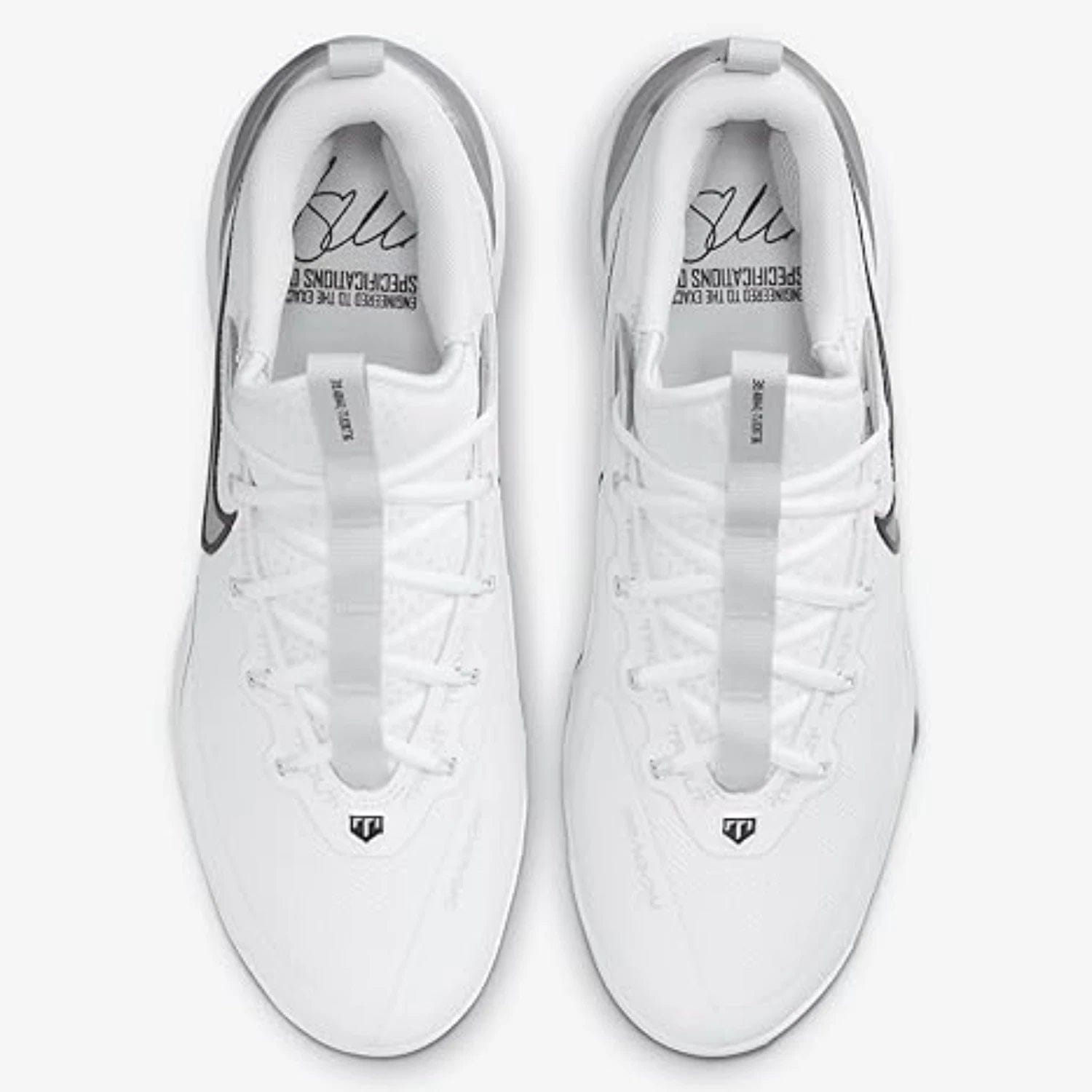 Nike Force TroutElite MCS FZ0884 - 102 Men's White Baseball Cleats RHS9156