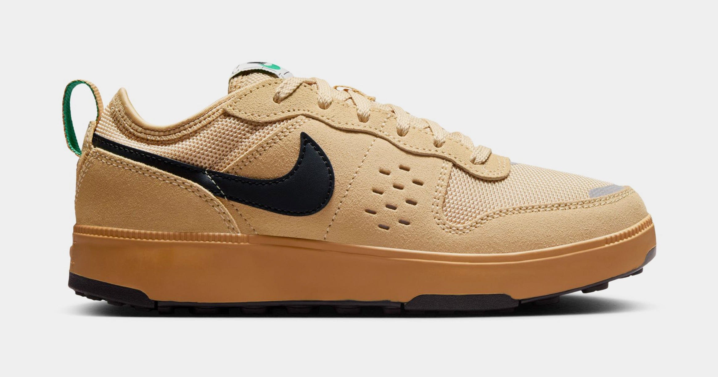 Nike C1TY Brownstone Grade School Lifestyle Shoes (Flax/Sesame/Stadium Green/Black)