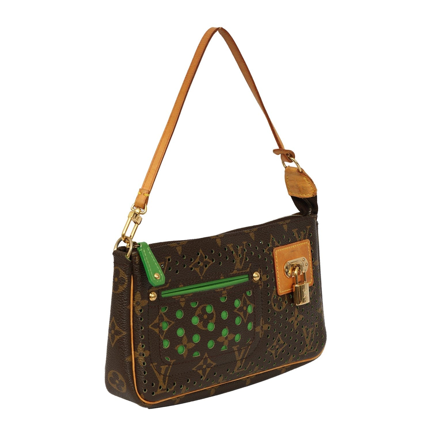 LOUIS VUITTON PERFORATED MONOGRAM POCHETTE ACCESSORIES BAG
