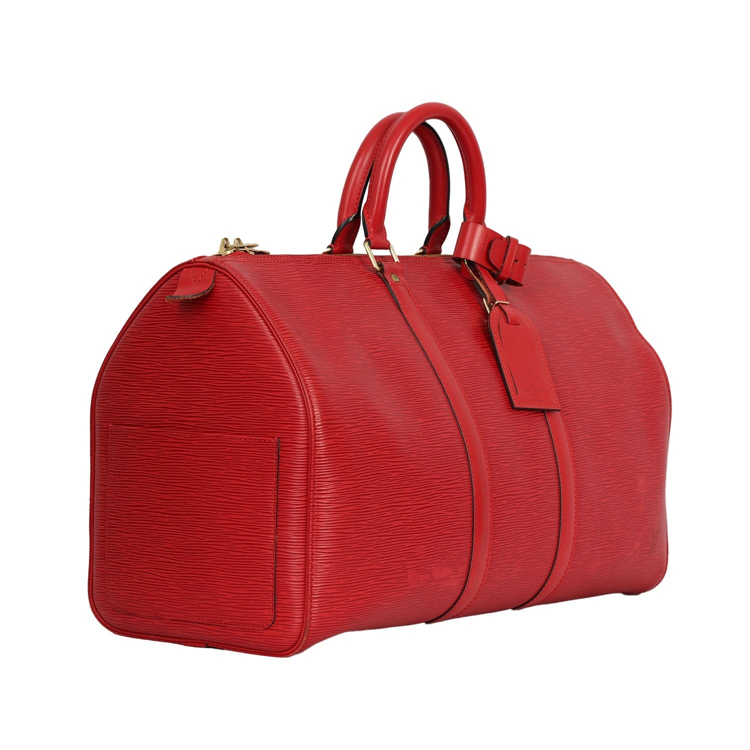 LOUIS VUITTON KEEPALL 50 EPI LEATHER BAG