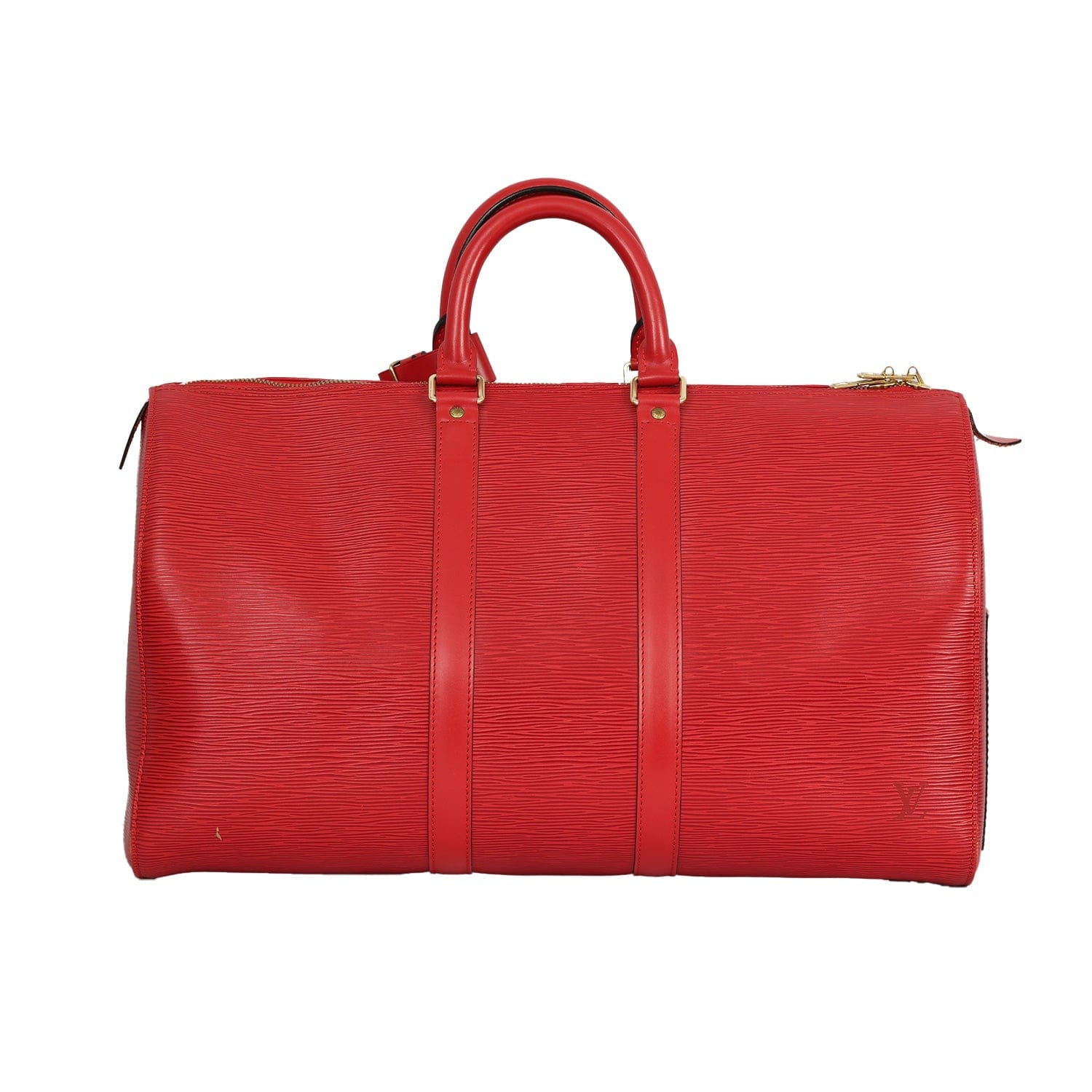 LOUIS VUITTON KEEPALL 50 EPI LEATHER BAG