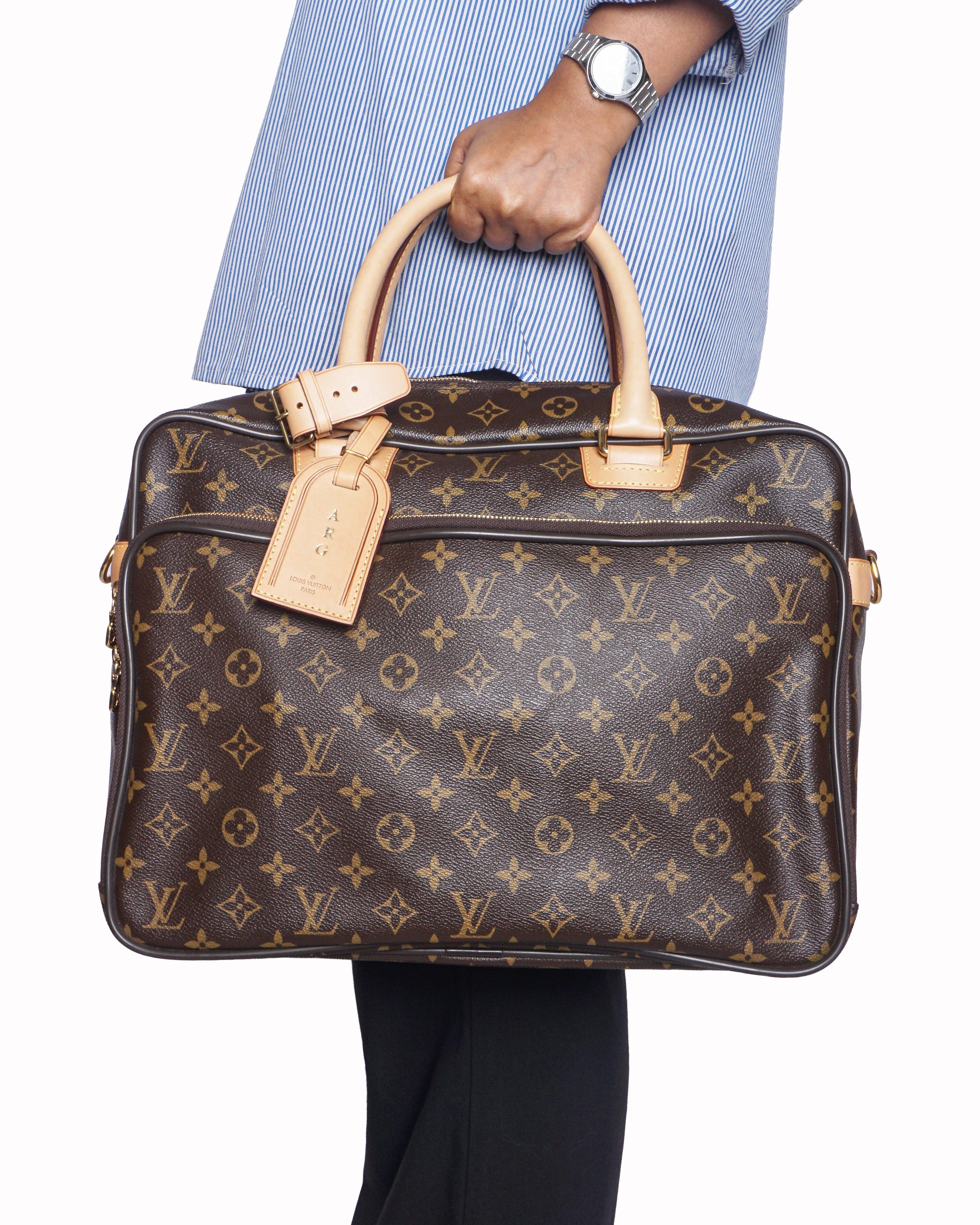 Louis Vuitton Alizé 24 Heures Travel Bag Monogram Canvas & Leather
