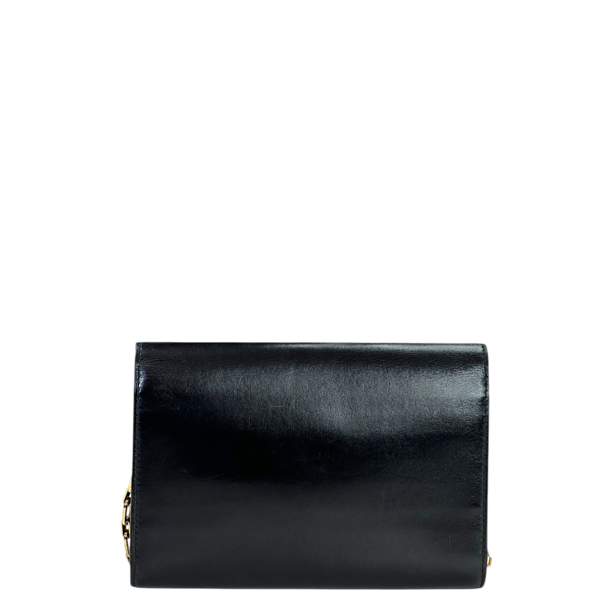 Louis Vuitton Chain Louise GM Bag Black Leather