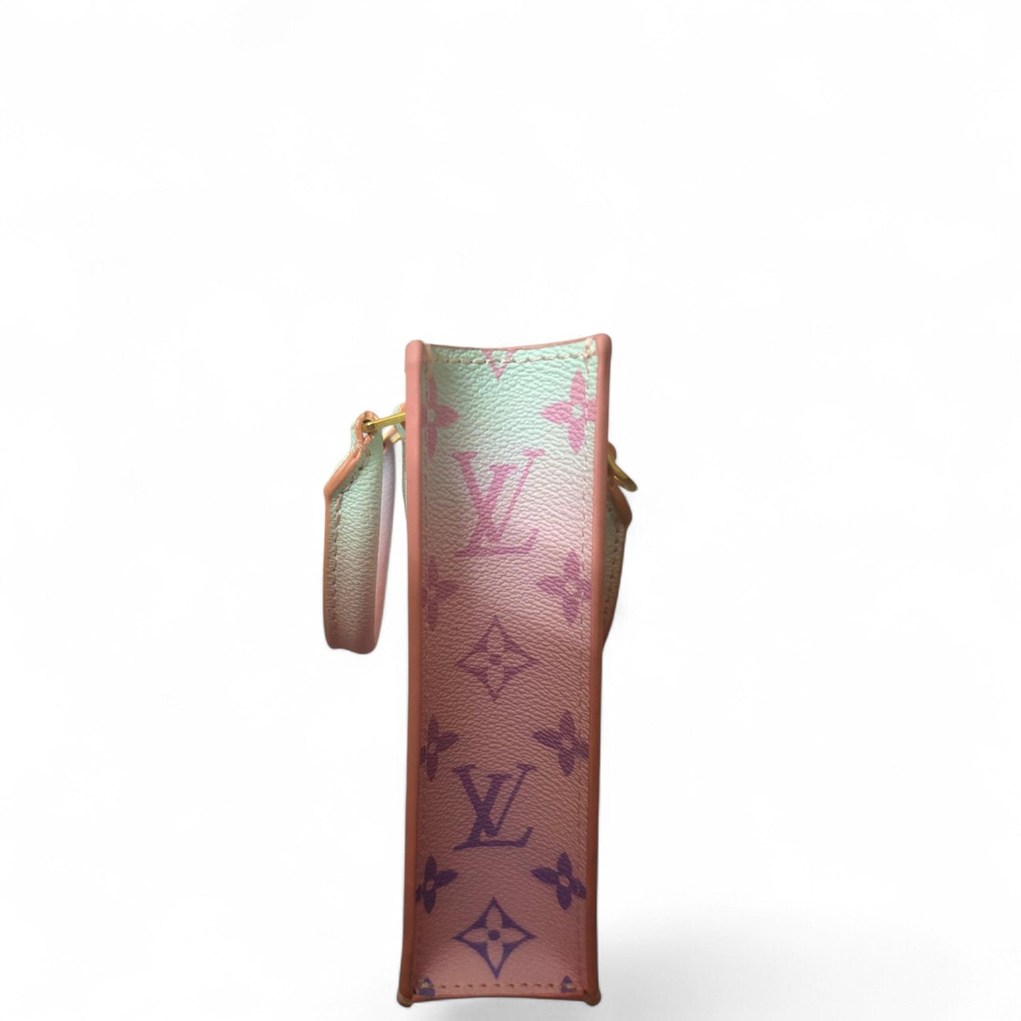 Louis Vuitton Petit Sac Plat Sunrise Pastel Giant Monogram (Spring In The City limited edition)
