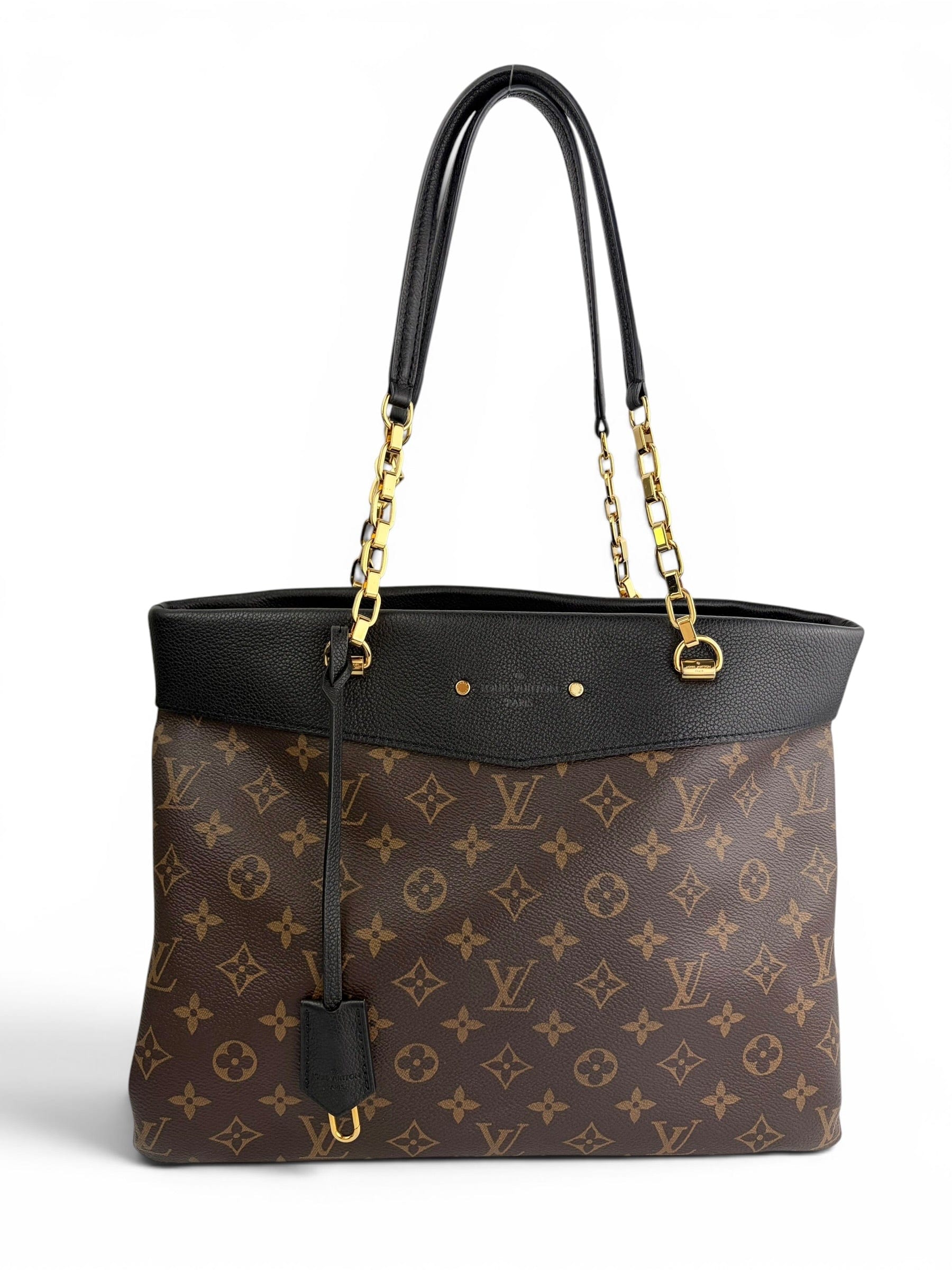 Louis Vuitton Monogram Black Pallas Shopper