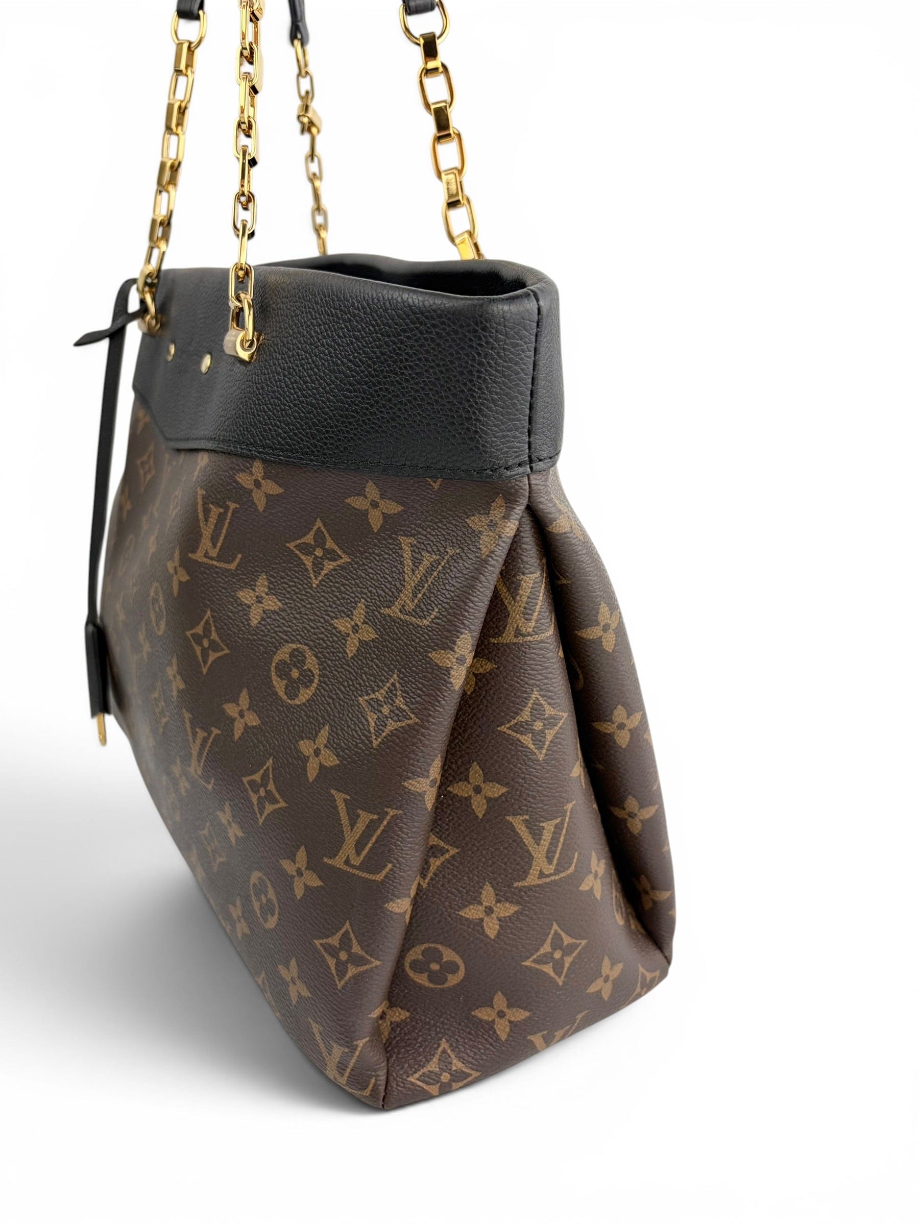 Louis Vuitton Monogram Black Pallas Shopper