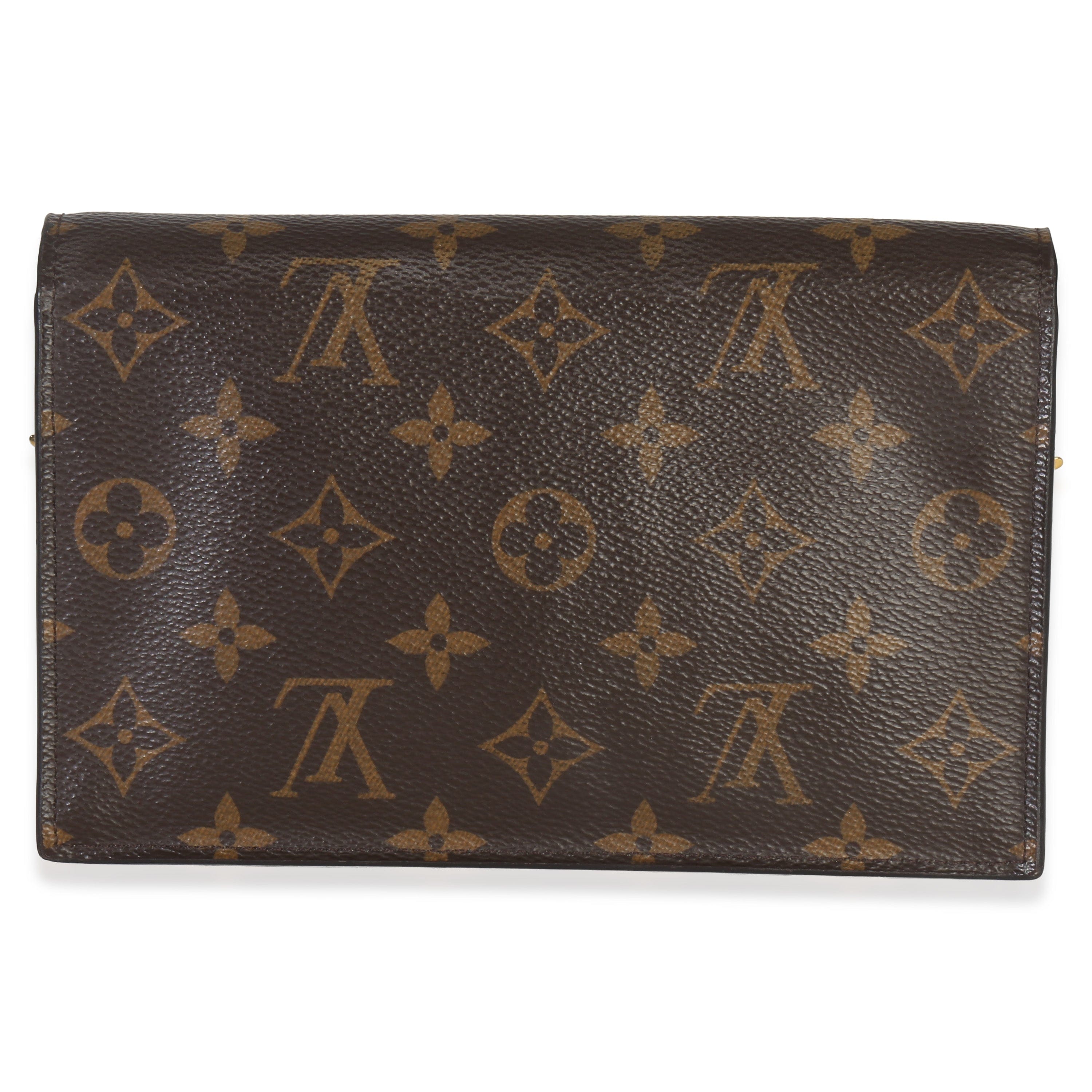 Louis Vuitton Rose Ballerine Flore Chain Wallet