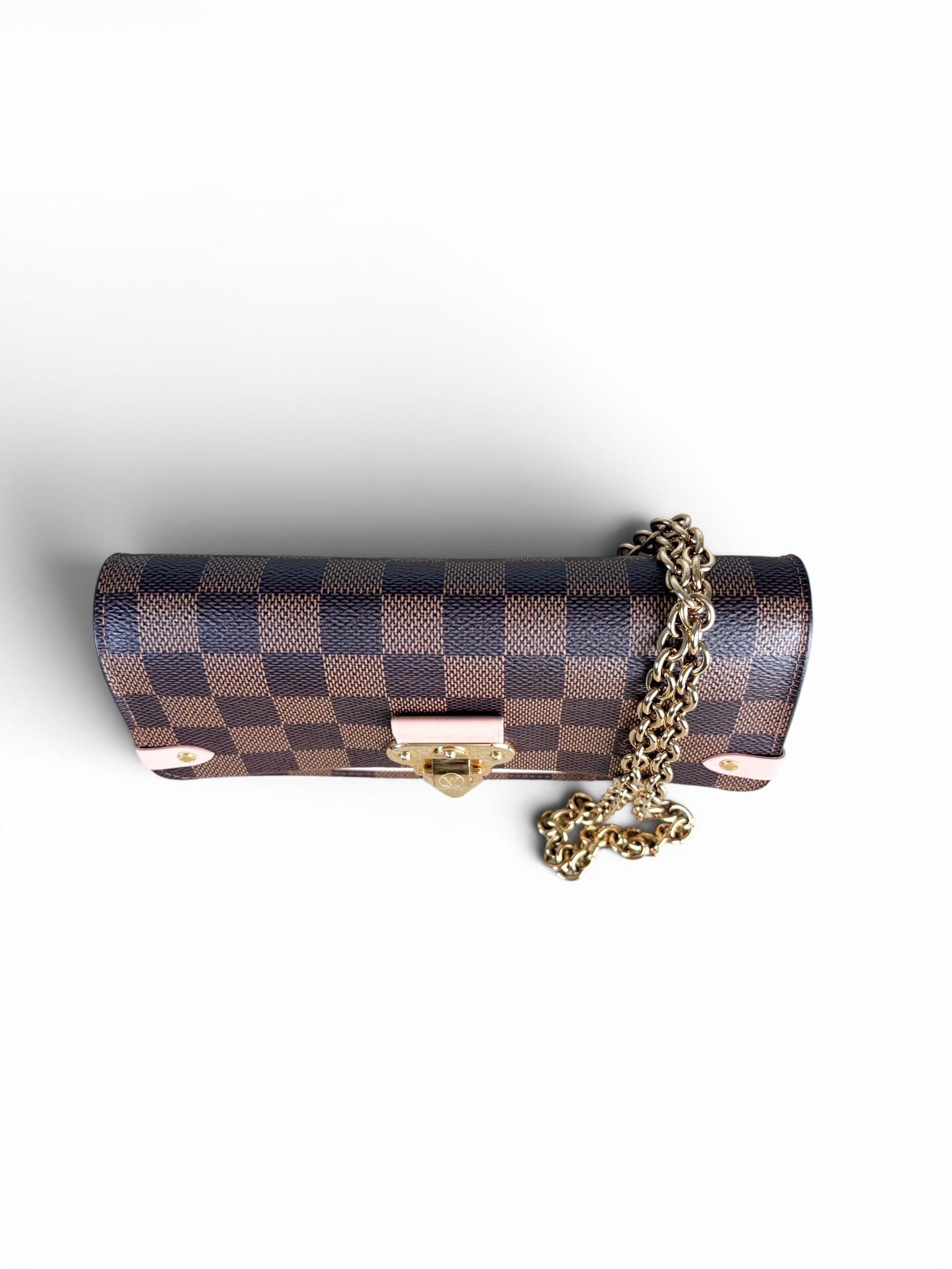 Louis Vuitton Damier Ebene Vavin Chain Wallet