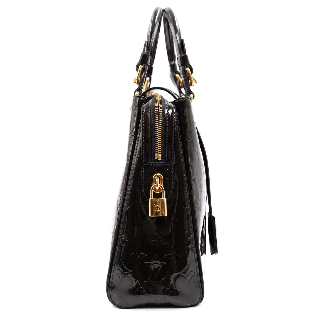 Louis Vuitton Melrose Avenue Bag in Amarante Monogram Vernis Leather