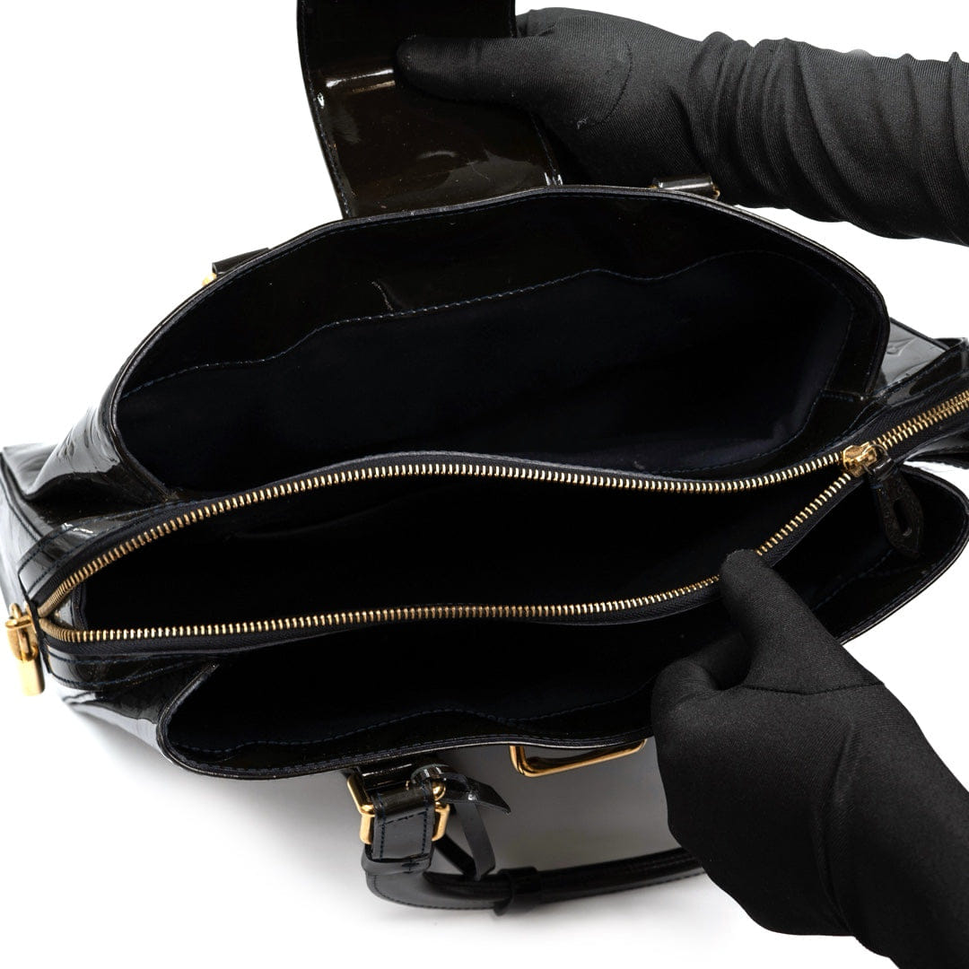 Louis Vuitton Melrose Avenue Bag in Amarante Monogram Vernis Leather
