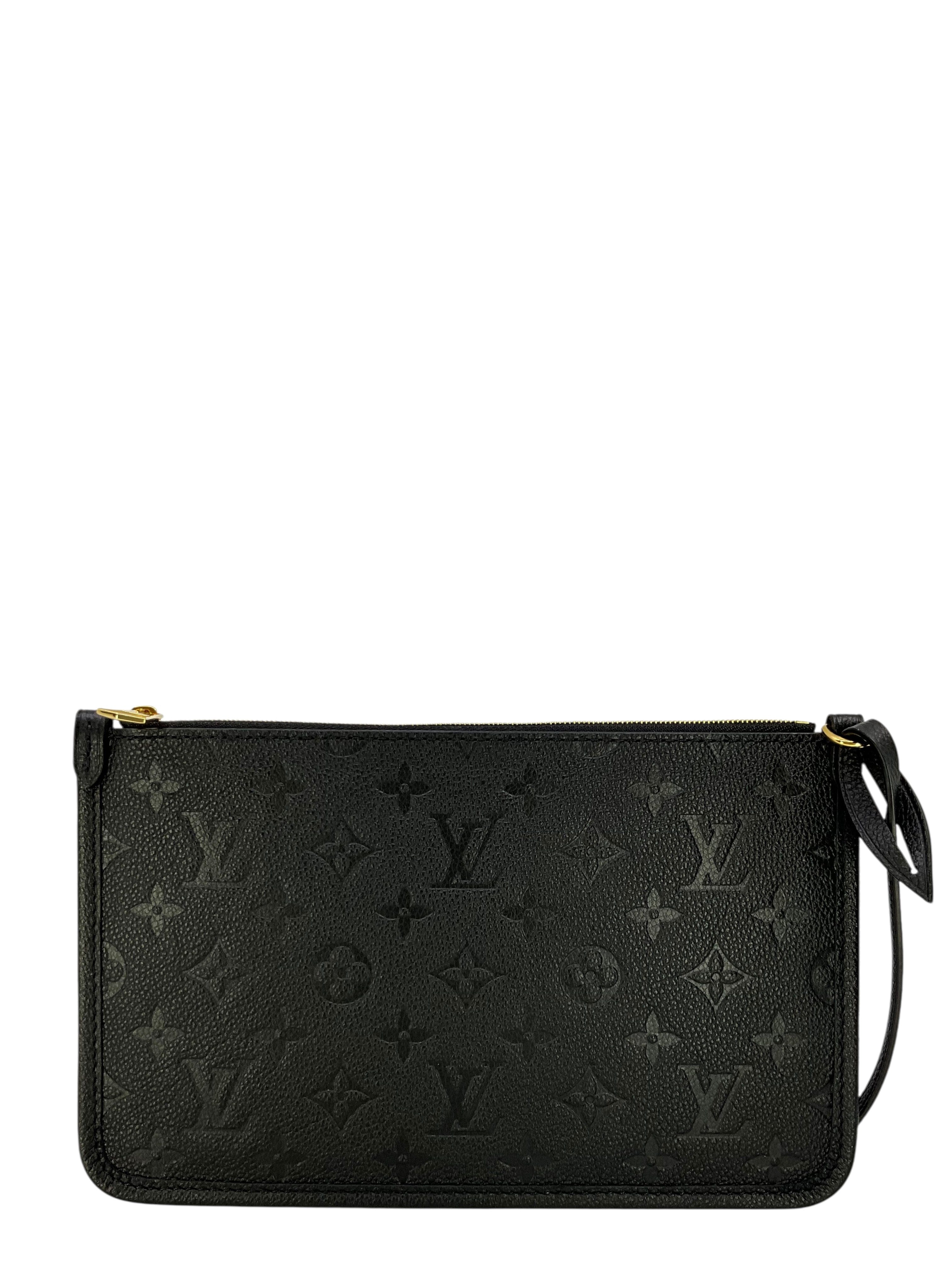 LOUIS VUITTON Empreinte Monogram Caryall MM Pochette Wristlet