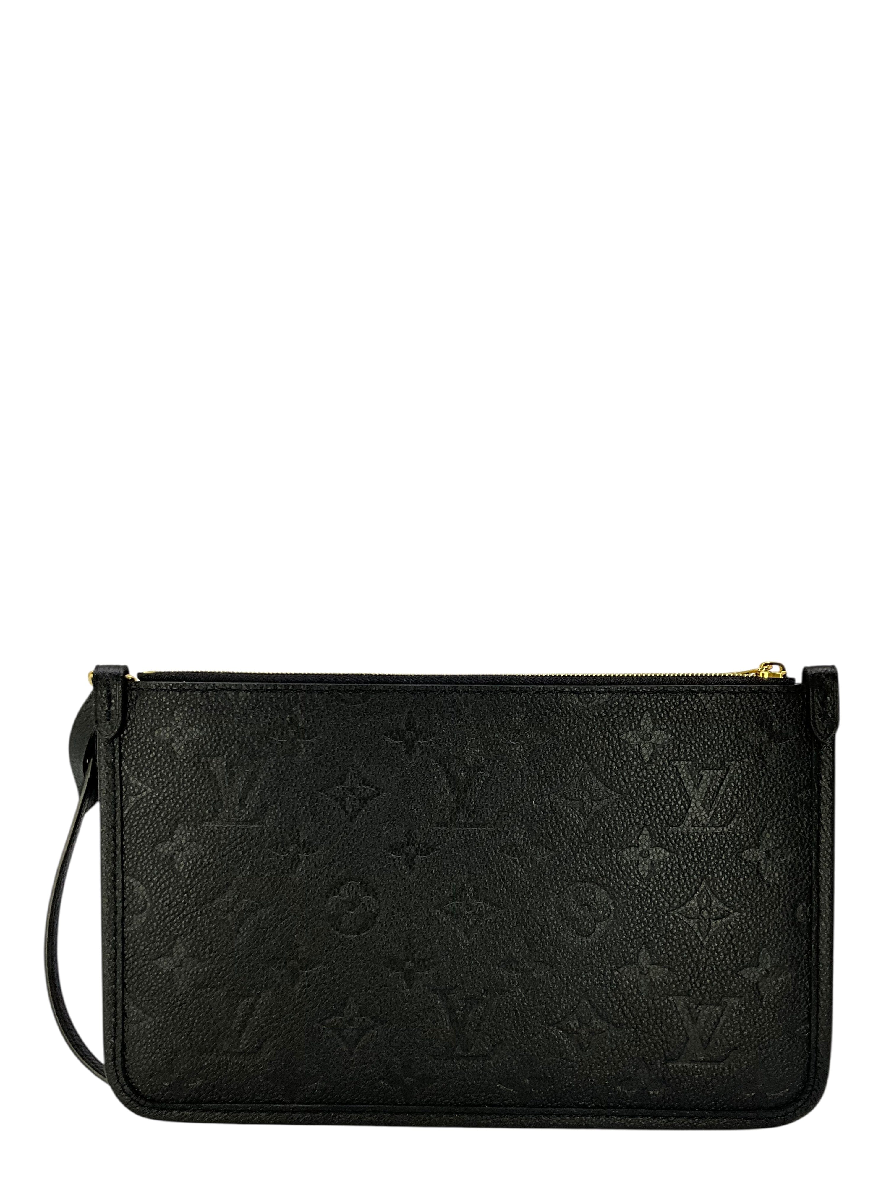 LOUIS VUITTON Empreinte Monogram Caryall MM Pochette Wristlet