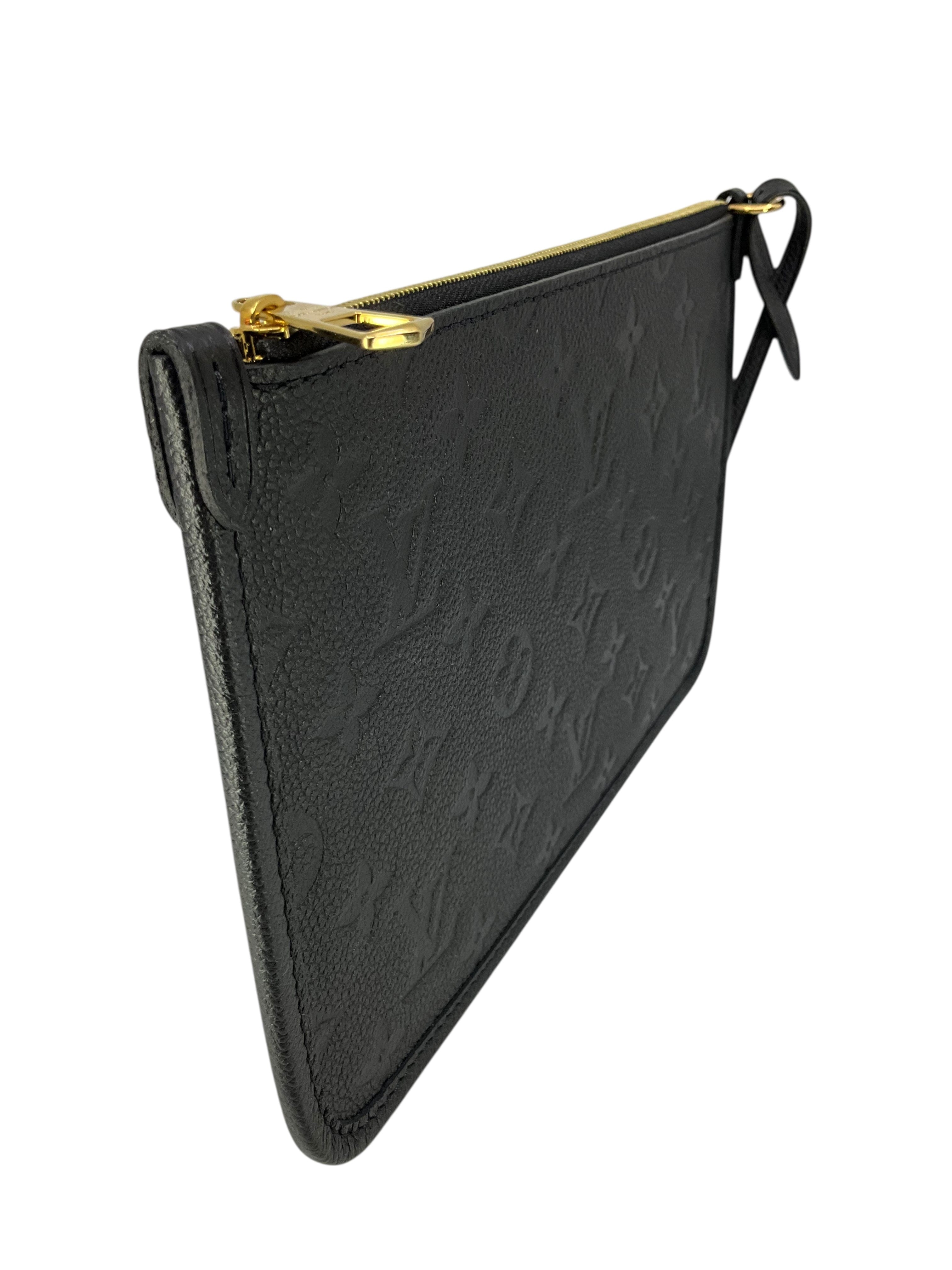 LOUIS VUITTON Empreinte Monogram Caryall MM Pochette Wristlet
