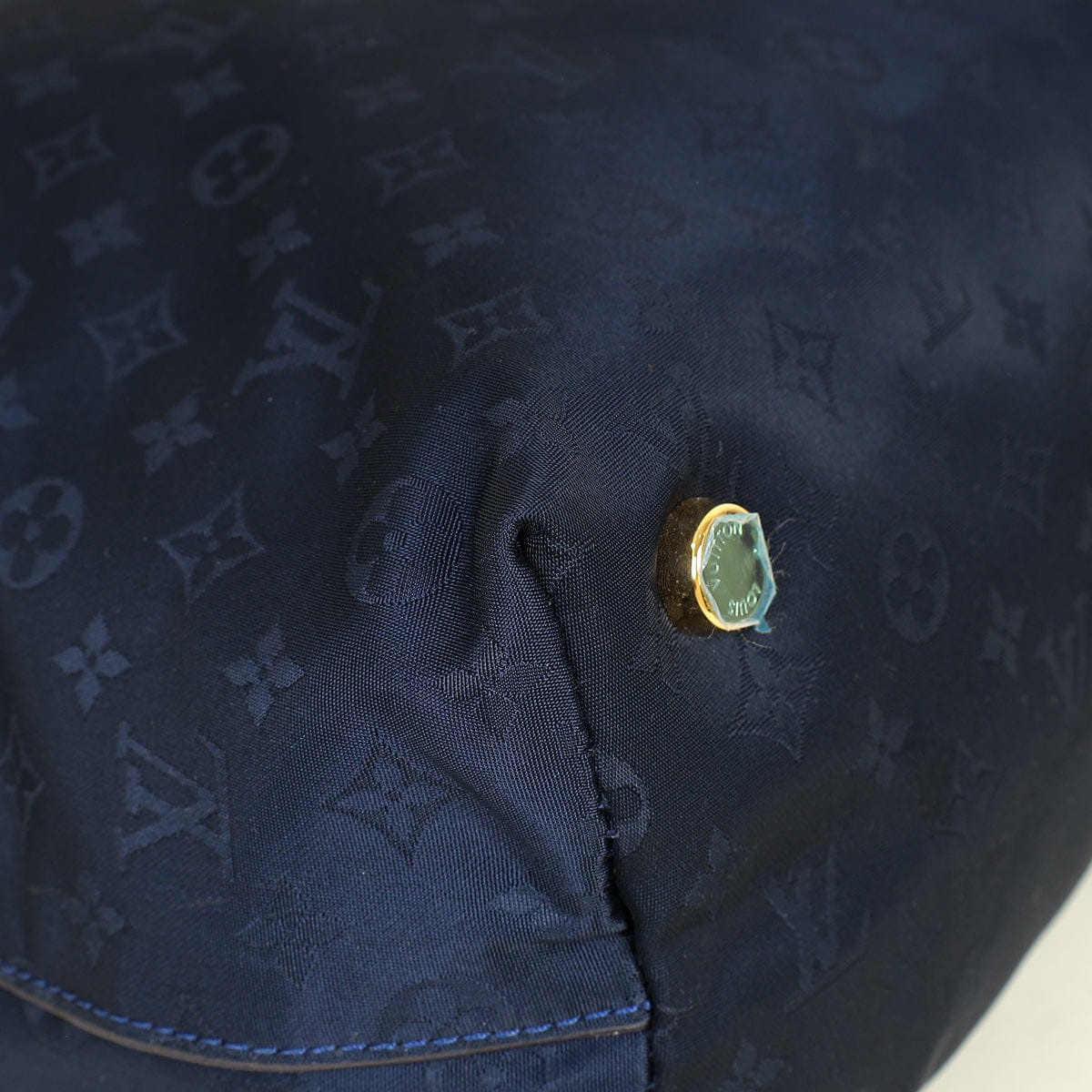 Louis Vuitton Blue Monogram Desire Vertical Lockit MM Bag
