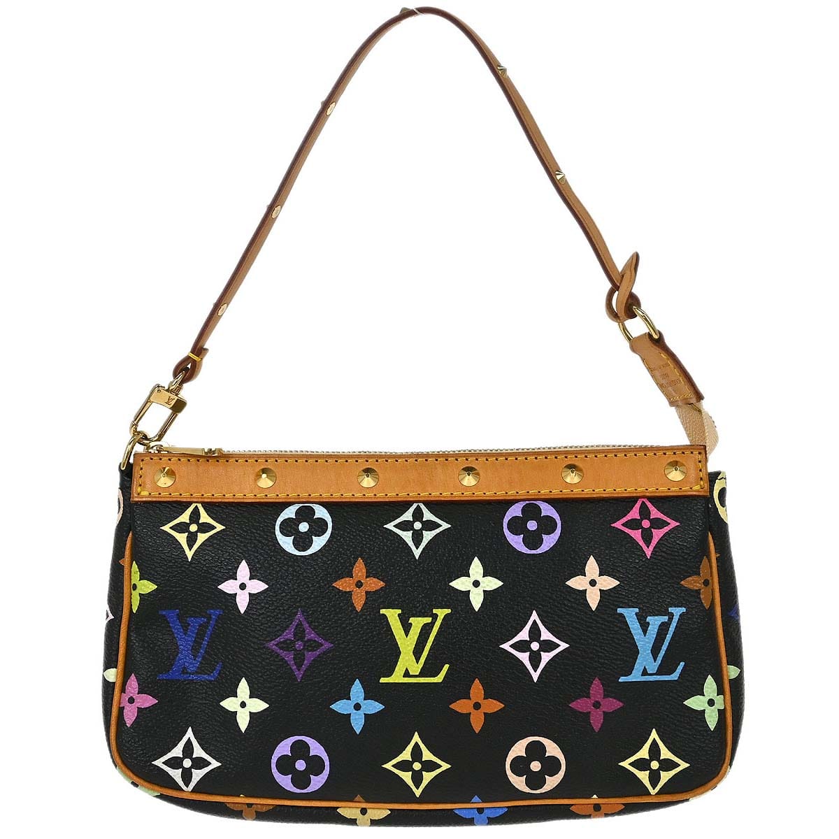 Louis Vuitton Black Multicolor Pochette Accessoires M92648