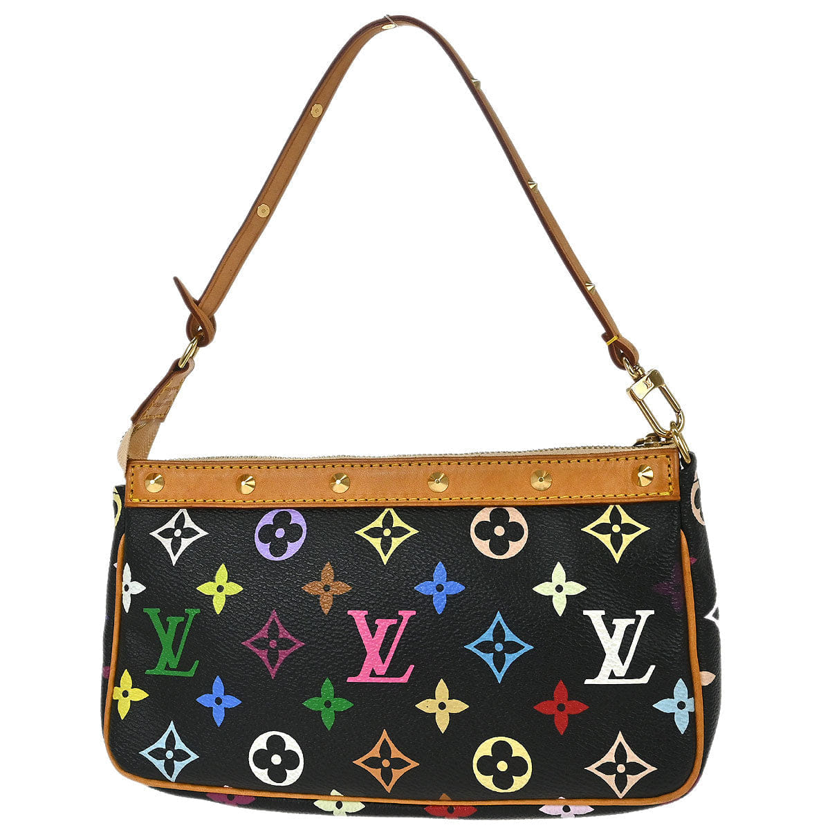 Louis Vuitton Black Multicolor Pochette Accessoires M92648
