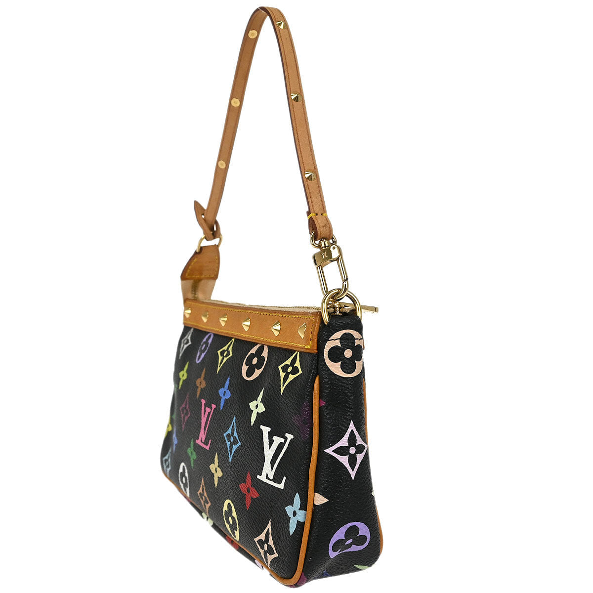 Louis Vuitton Black Multicolor Pochette Accessoires M92648