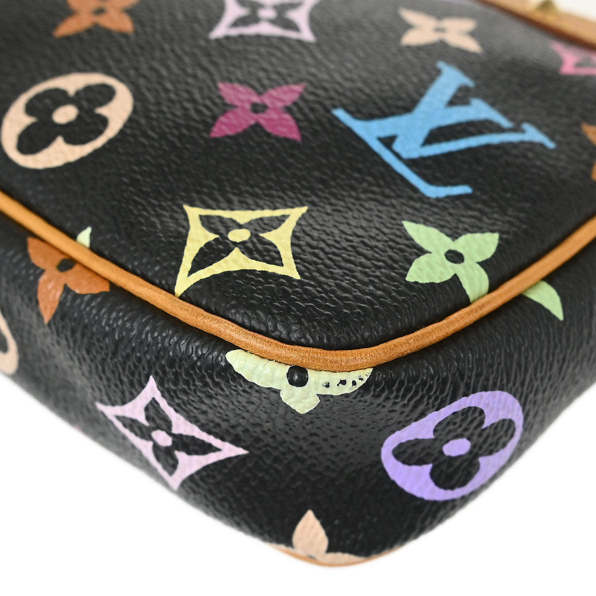 Louis Vuitton Black Multicolor Pochette Accessoires M92648