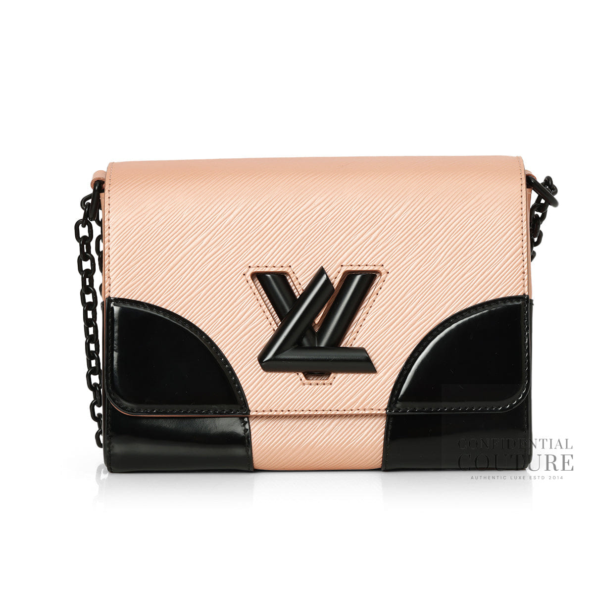 Louis Vuitton Rose Nacre Epi Leather Twist MM Bag