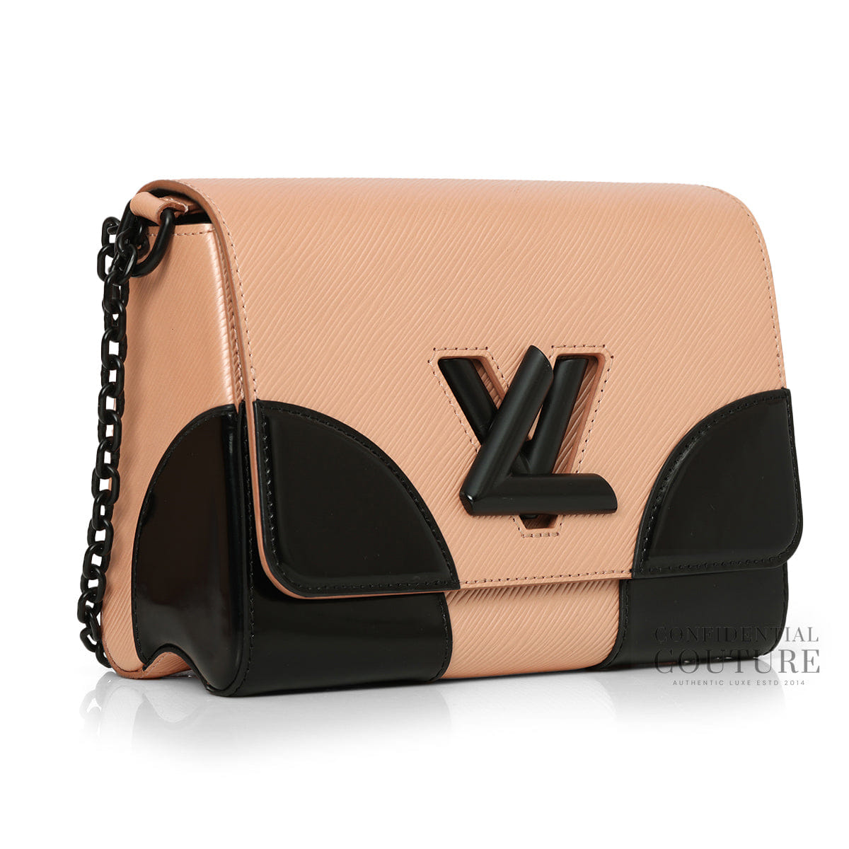 Louis Vuitton Rose Nacre Epi Leather Twist MM Bag