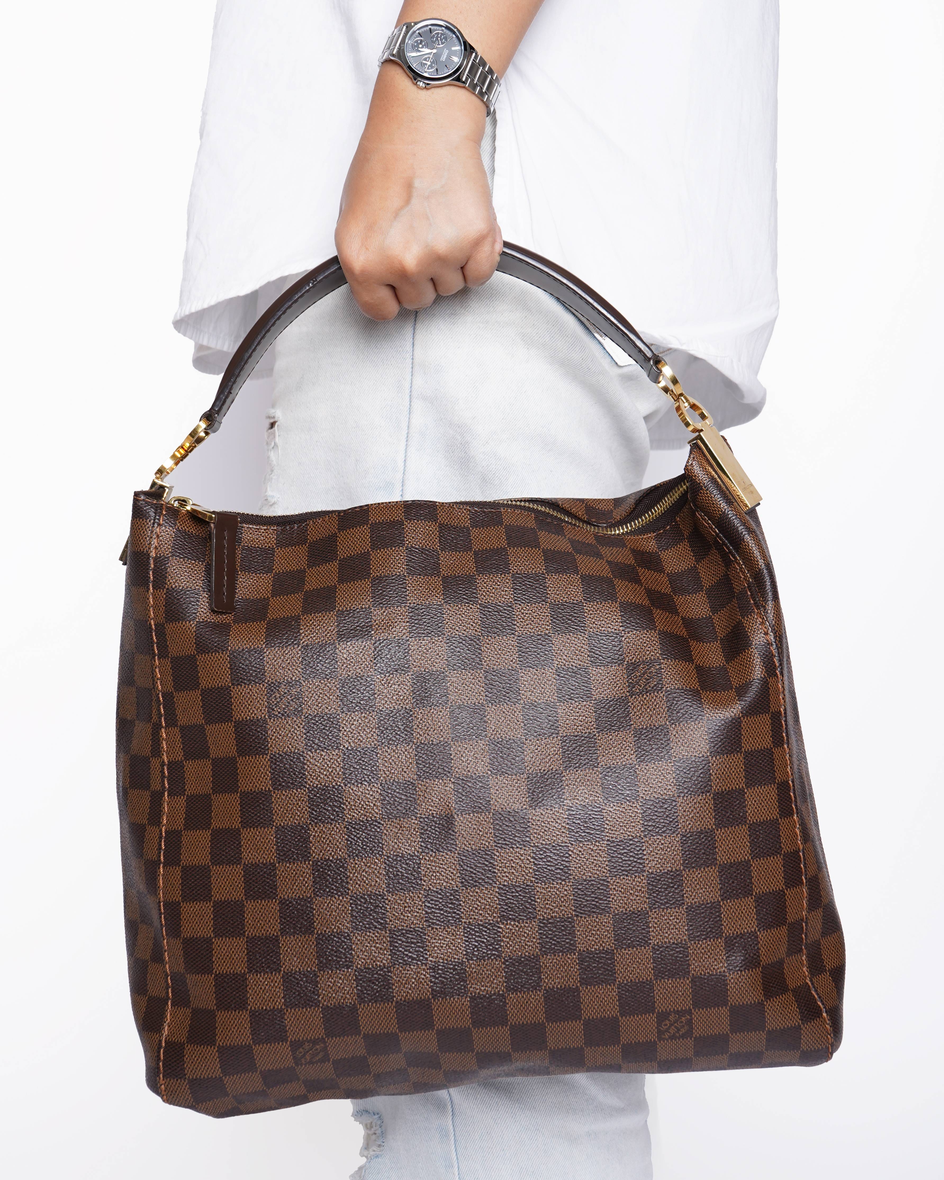 Louis Vuitton Damier Ebene Portobello GM Hobo
