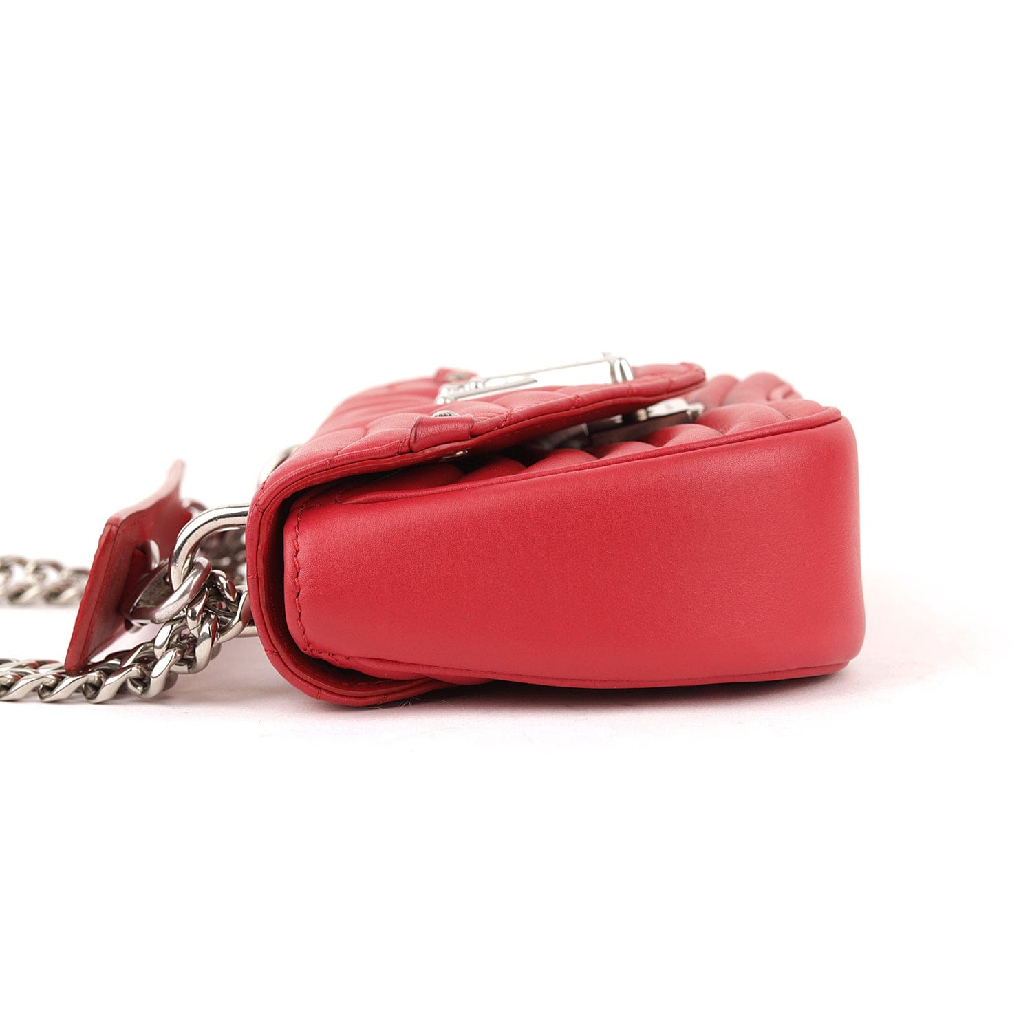 Louis Vuitton New Wave MM Red Leather Chain Bag